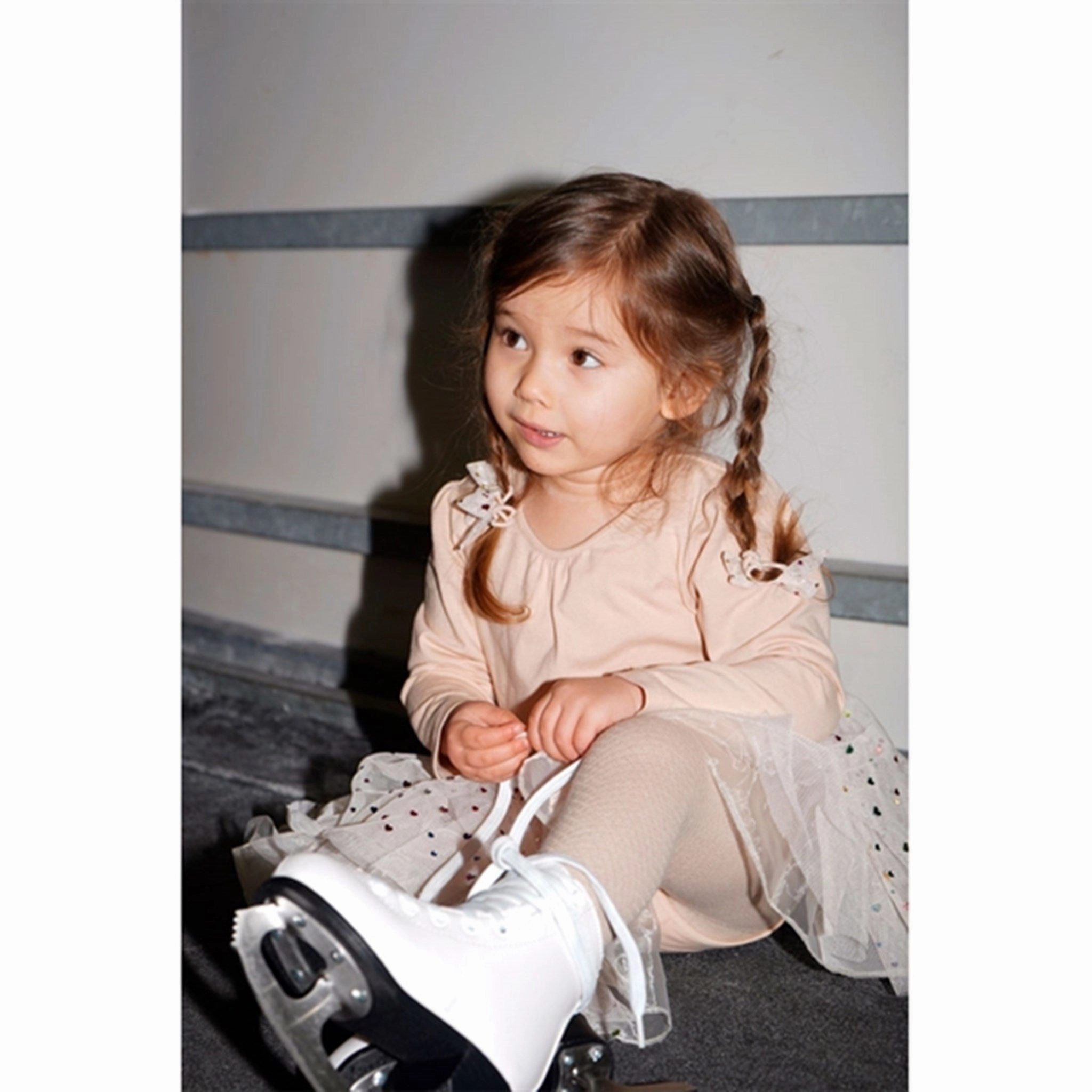 Konges Sl?jd Etoile Multi Rose Fairy Ballerina Dress Mesh-Sleeve