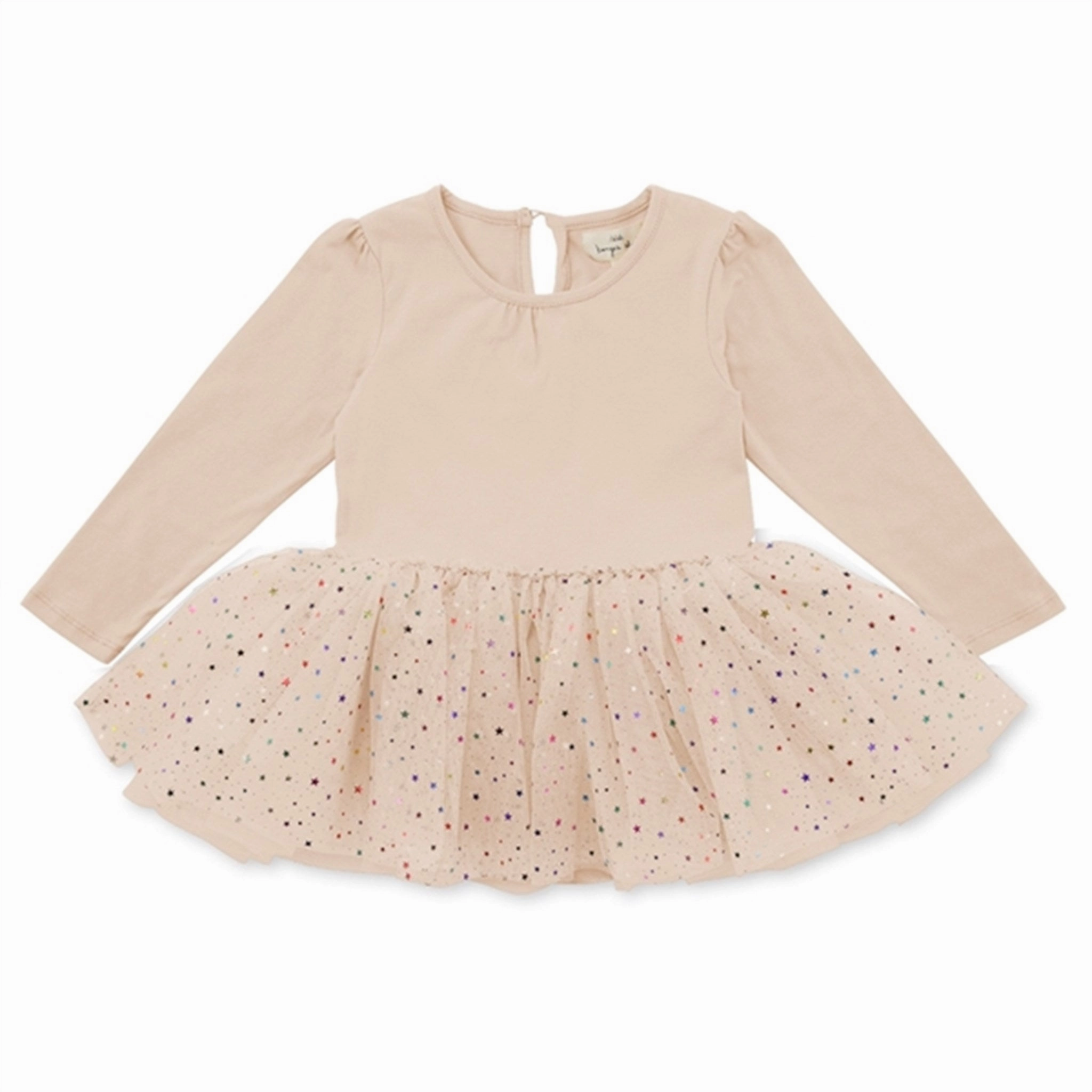 Konges Sl?jd Etoile Multi Rose Fairy Ballerina Dress Drape Wave Understated Charm