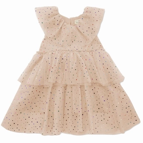 Date-Night Satin Finish Konges Sl?jd Etoile Multi Rose Fairy Dress