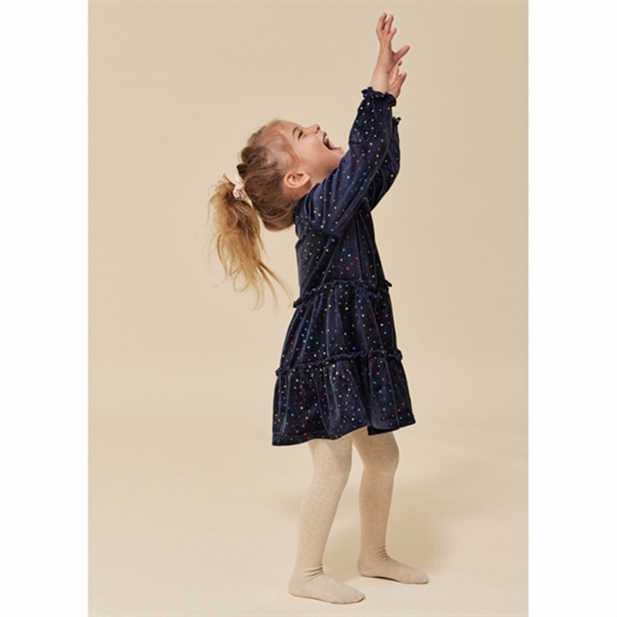 Walk Mood Konges Sl?jd Etoile Multi Sparkle Jingle Glitter Dress