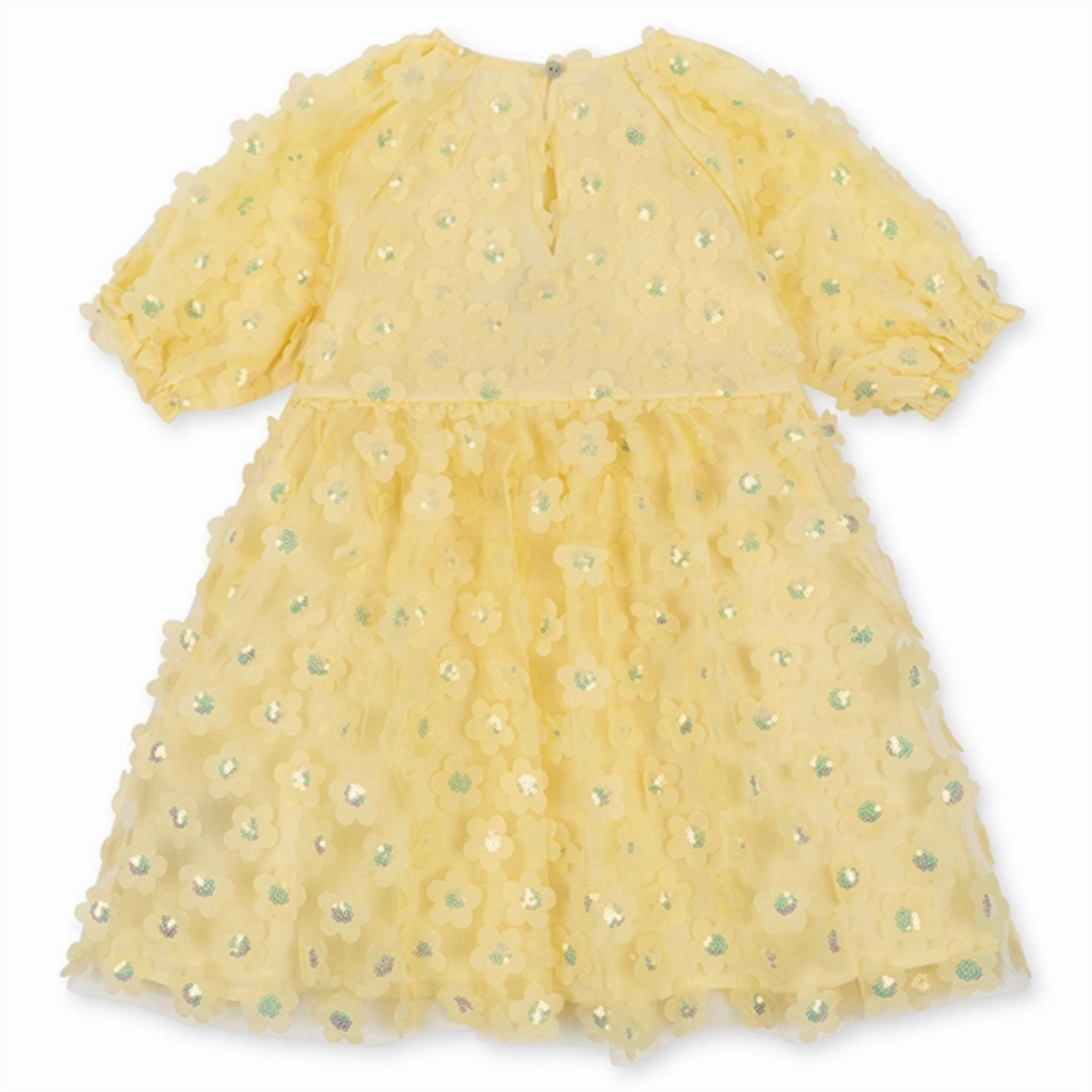 Comfortable fit dress for all body types SustainableCotton Konges Sl?jd Fairy Butter Flower Sally Dress