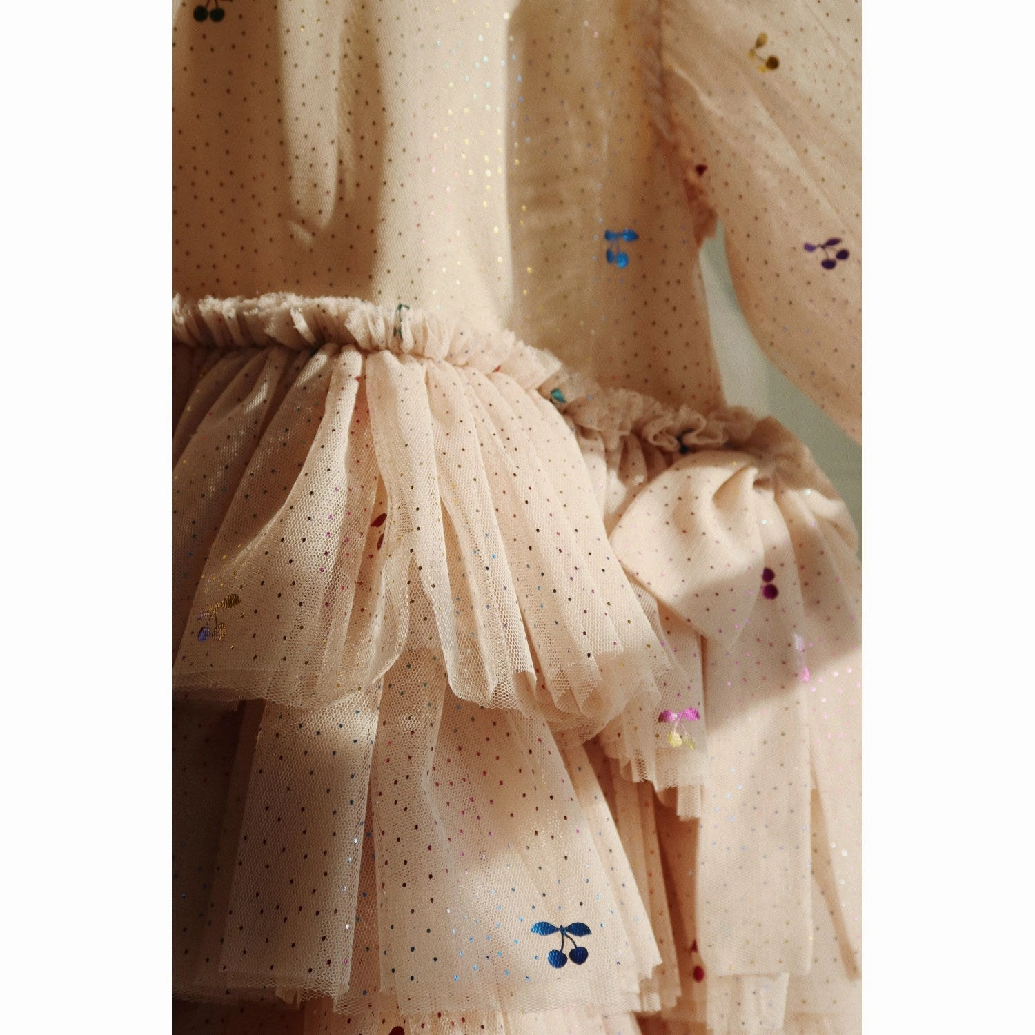 Konges Sl?jd Fairy Cherry Fay Dress Grs Elegant Vibe Square-Neck