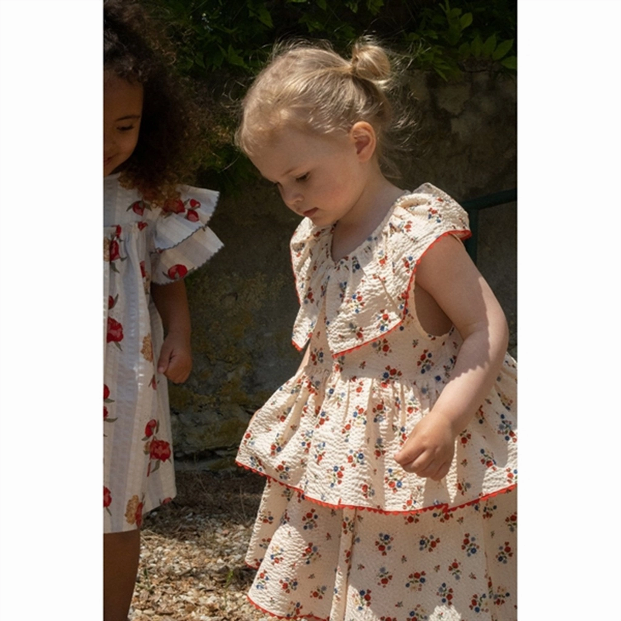 Fashionable Fit Fall Layer Konges Sl?jd Fifi Fleur Bella Frill Dress