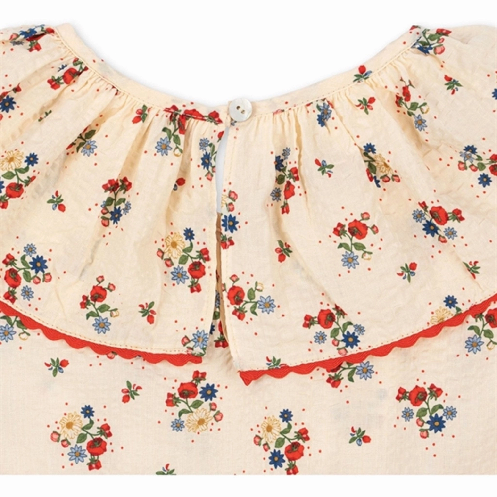 Konges Sl?jd Fifi Fleur Bella Frill Dress Cool Drape