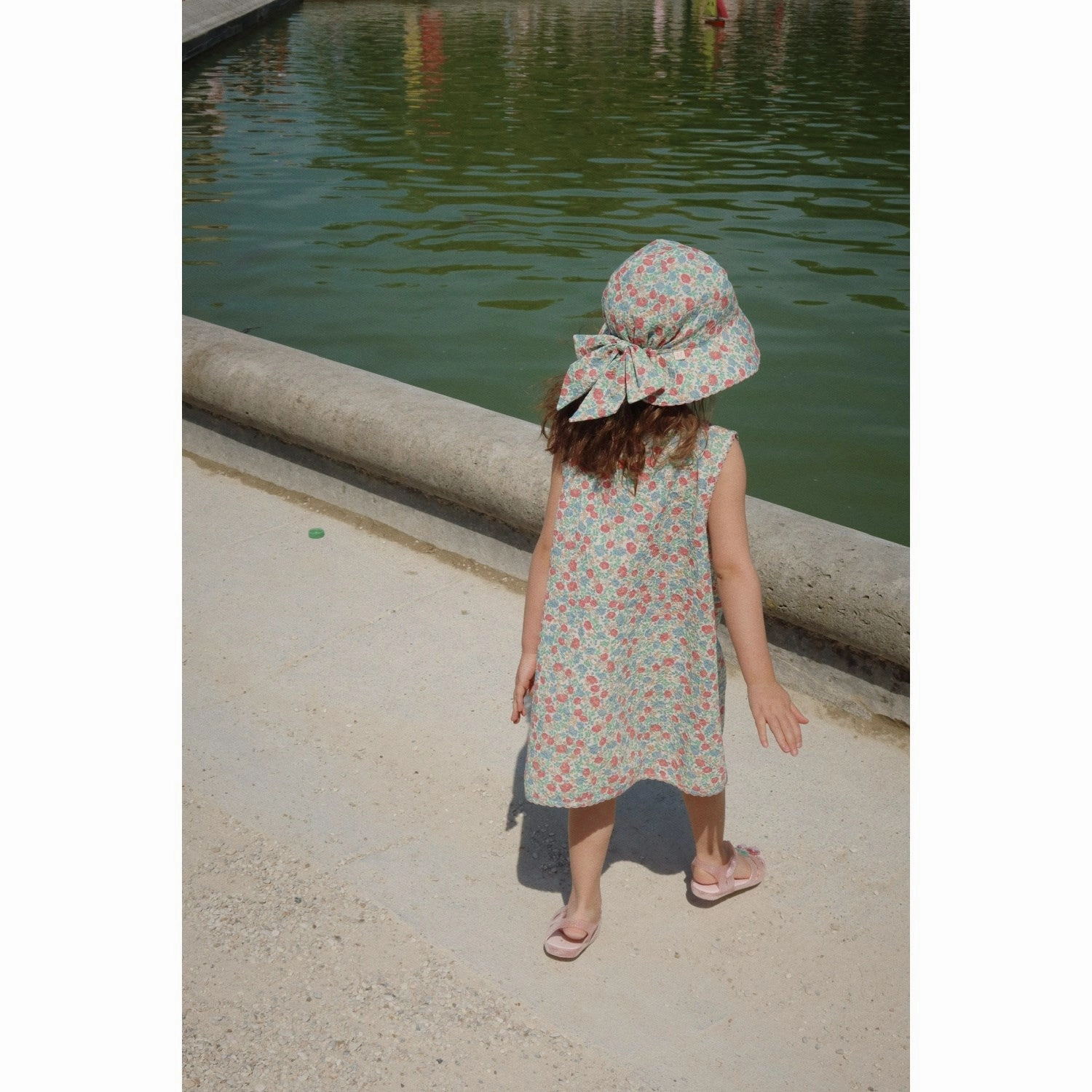 Konges Sl?jd Fiola Elin Bow Dress Gots Vacation Outfit Lace-Sleeve