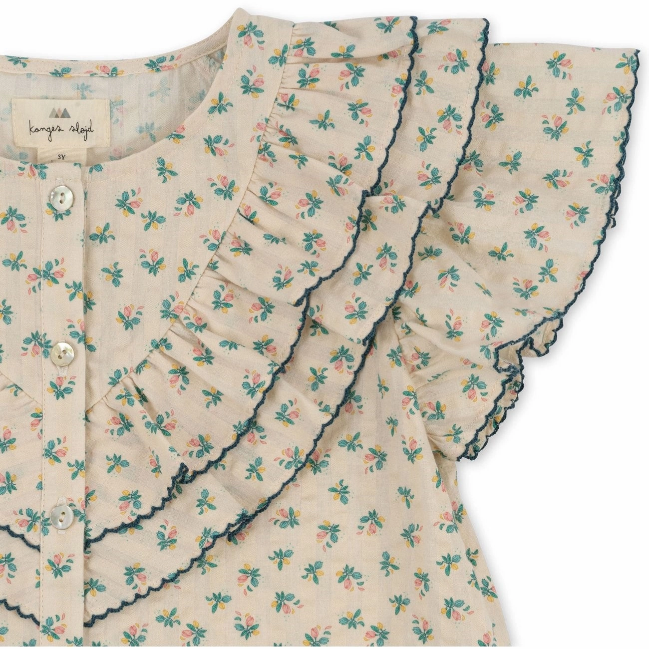 Konges Sl?jd Fleur Color?? Kim Frill Shirt Office Style Polished Style