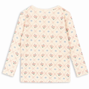 slim fit Konges Sl?jd Fleur Decor Minnie Blouse Gots