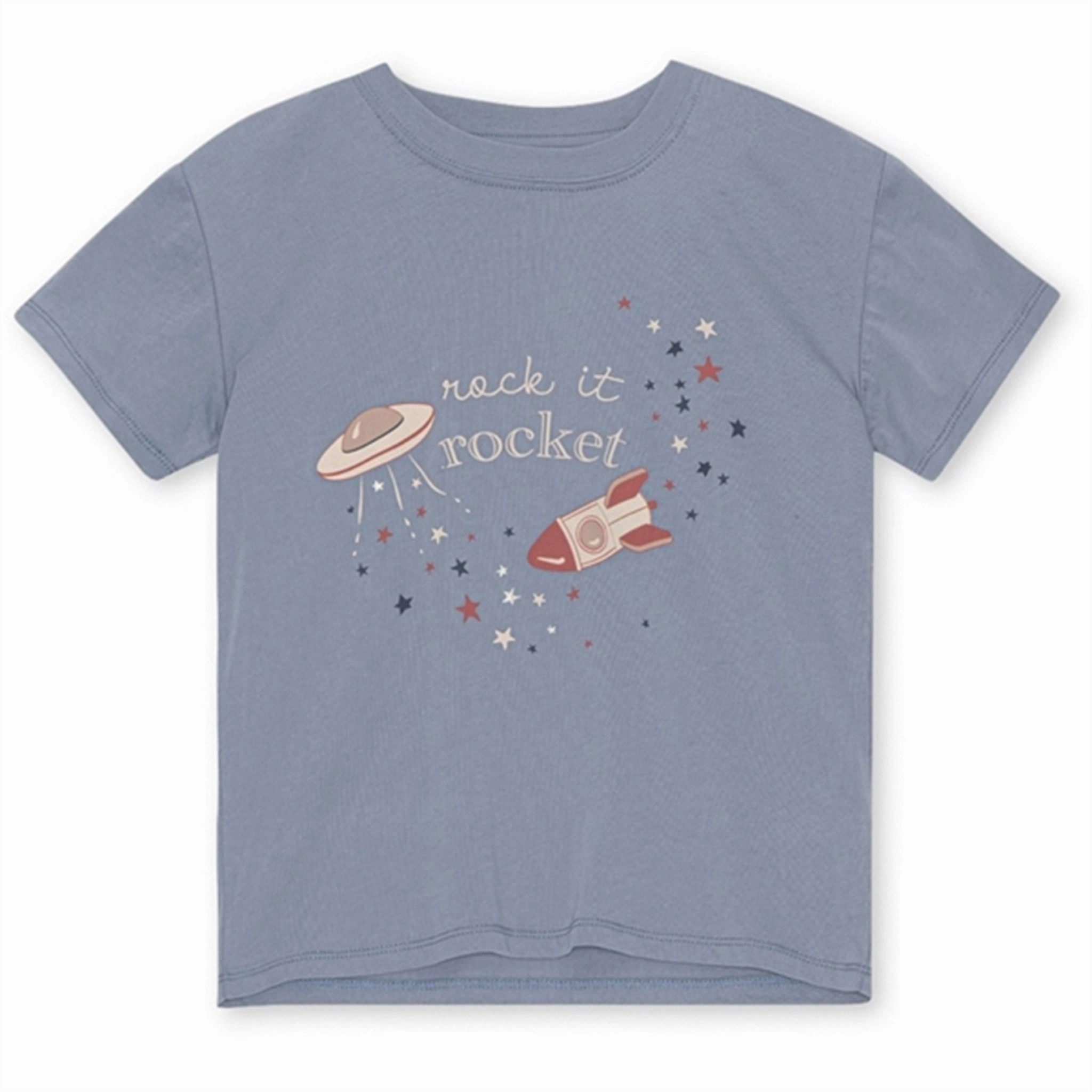 Geometric Print Konges Sl?jd Flint Stone Famo T-shirt