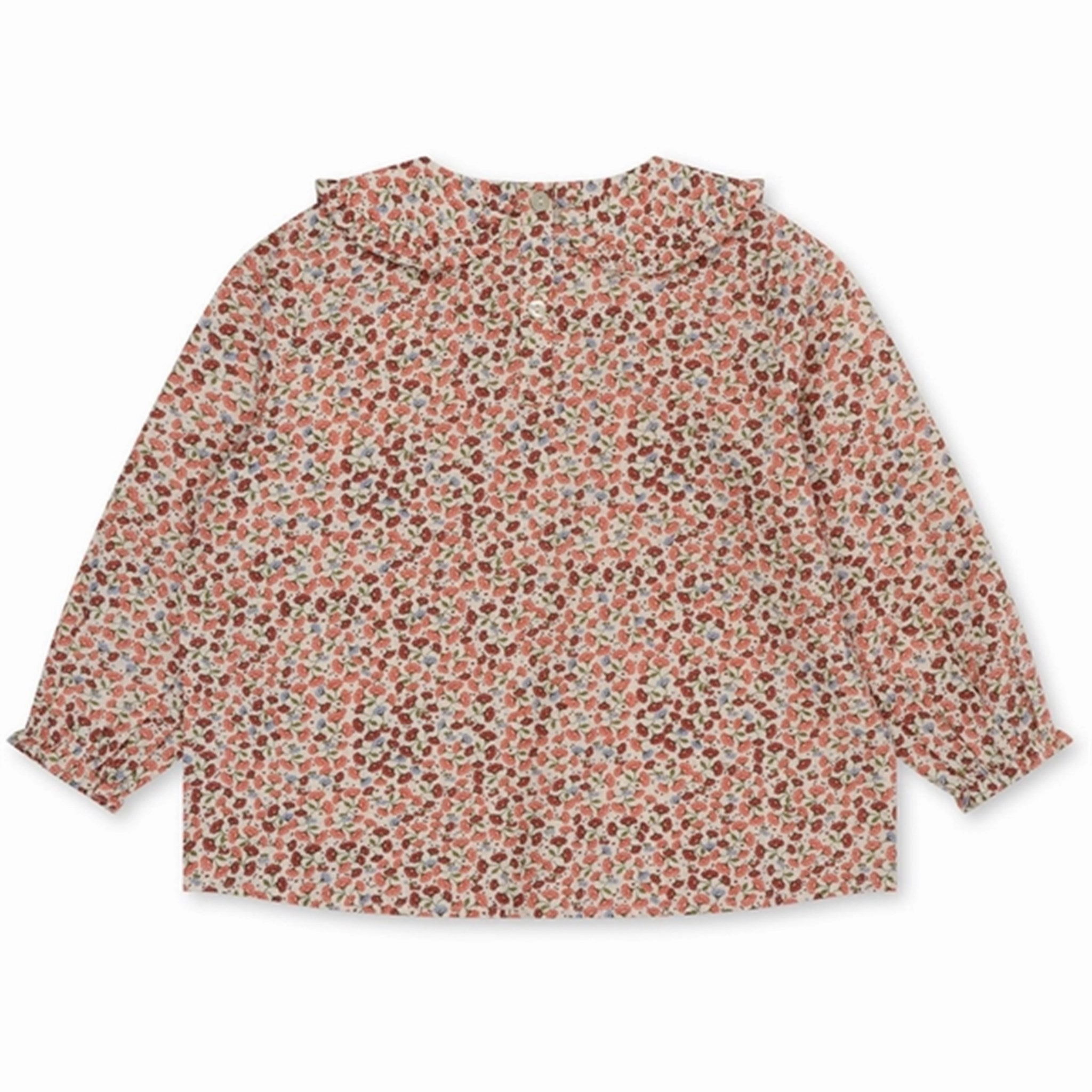 Tailored Cuffs Konges Sl?jd Flor De Amor Bitsy Colar Blouse