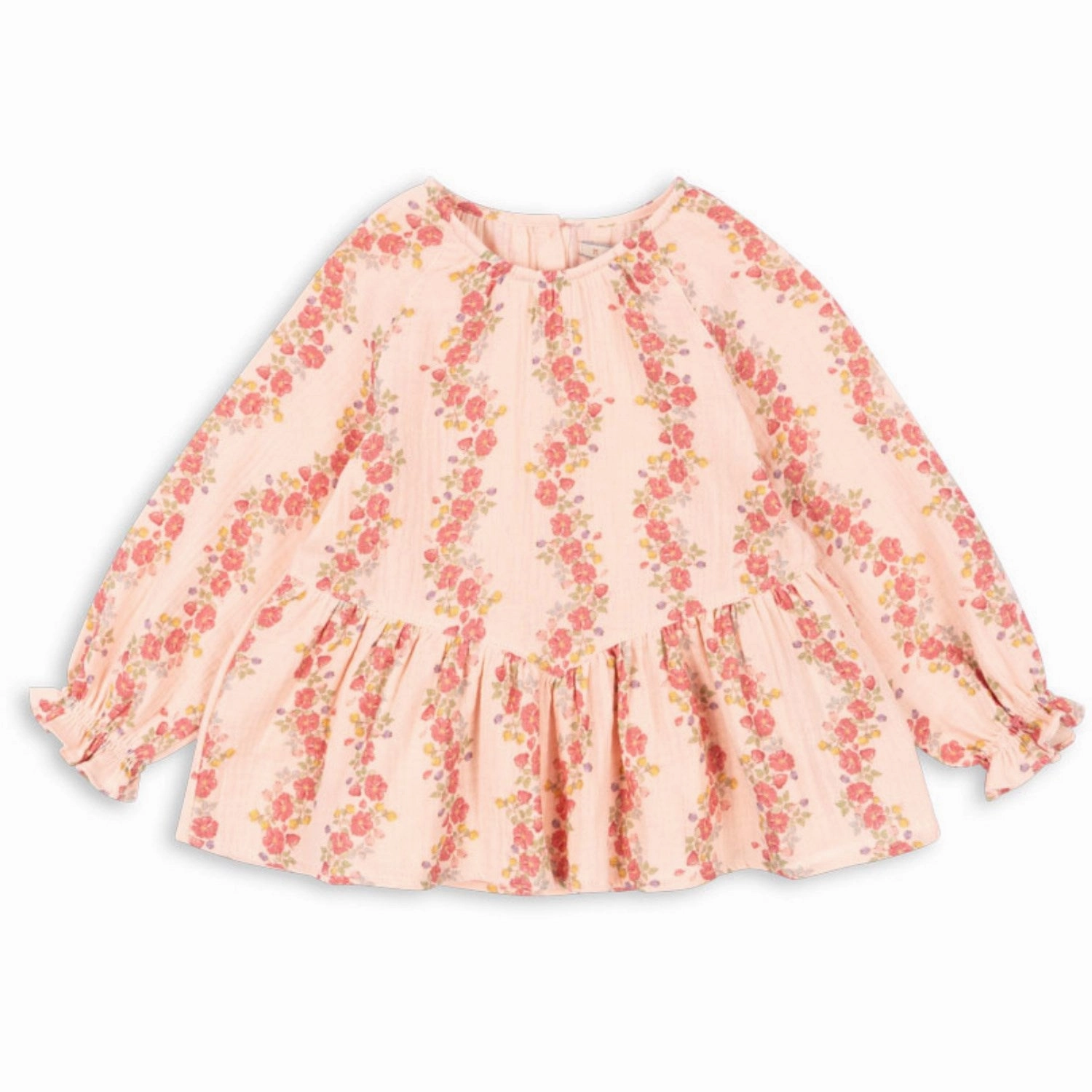 Konges Sl?jd Floria Pink Coco Blouse Gots Neutral Tone Winter Comfort