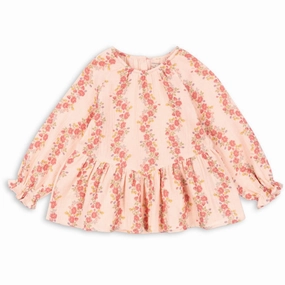 Konges Sl?jd Floria Pink Coco Blouse Gots Neutral Tone Winter Comfort