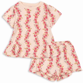 men's clothing Comfortable Layering Konges Sl?jd Floria Pink Famo Frill Set Gots