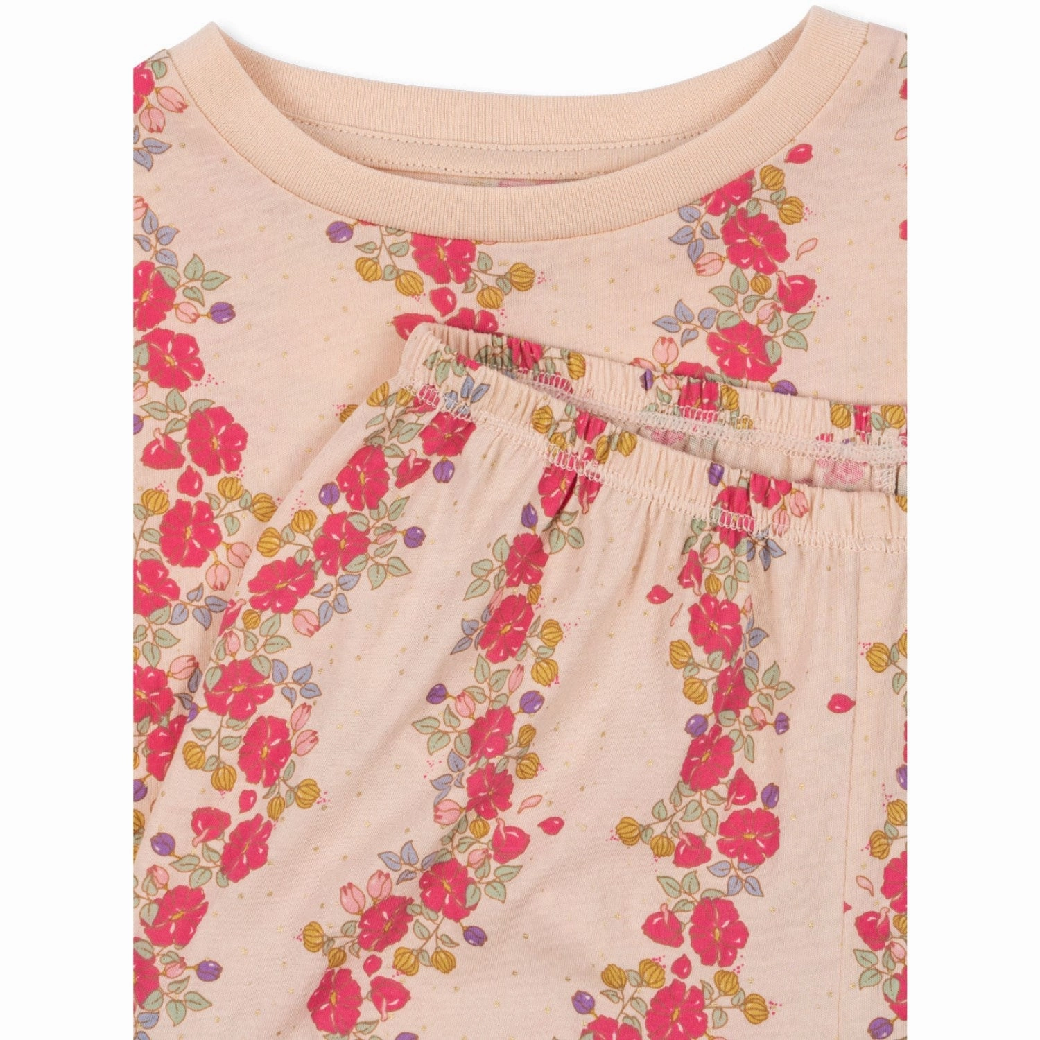 Konges Sl?jd Floria Pink Famo Frill Set Gots simple design