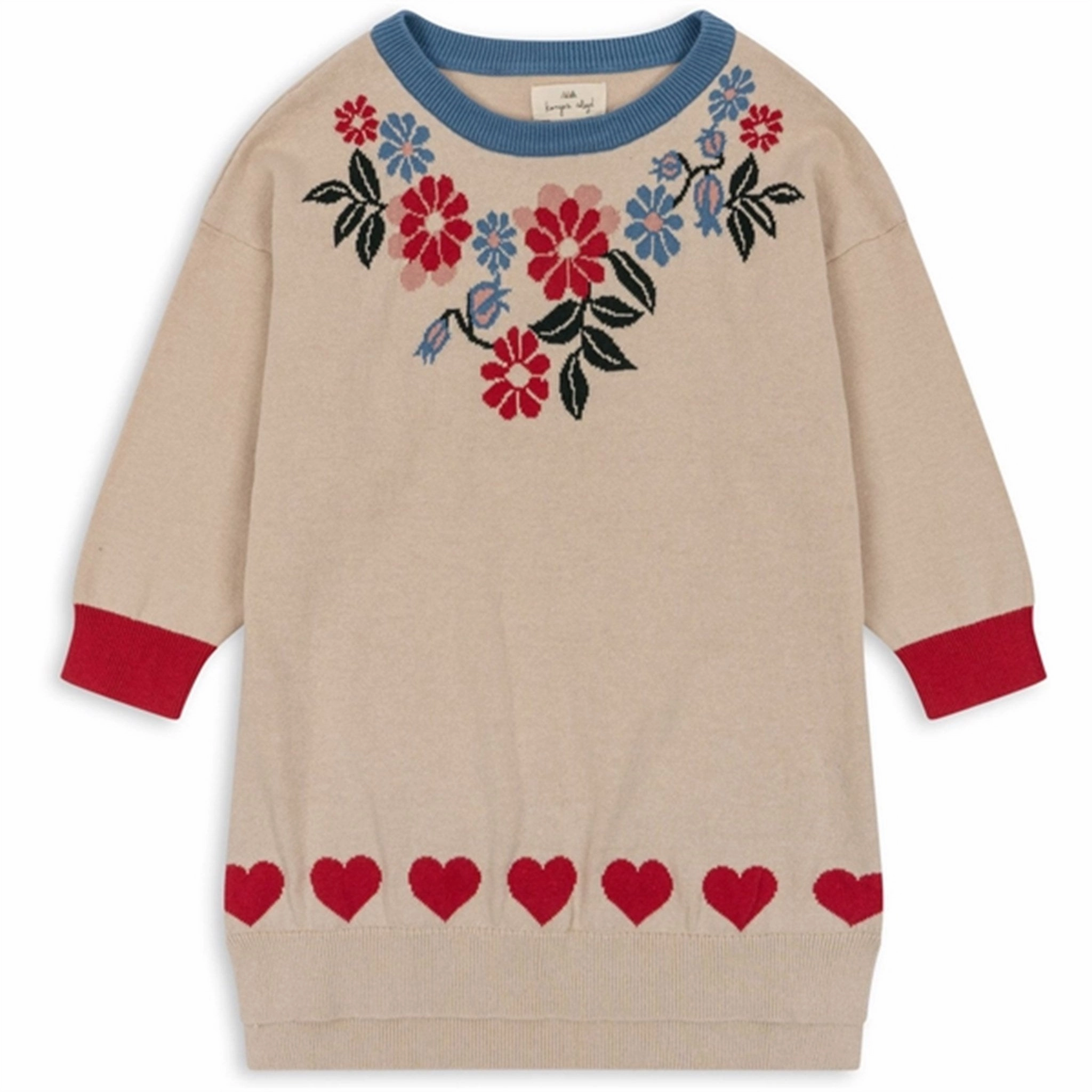 Smart Layering Statement Mood Konges Sl?jd Flower Eli Knit Dress