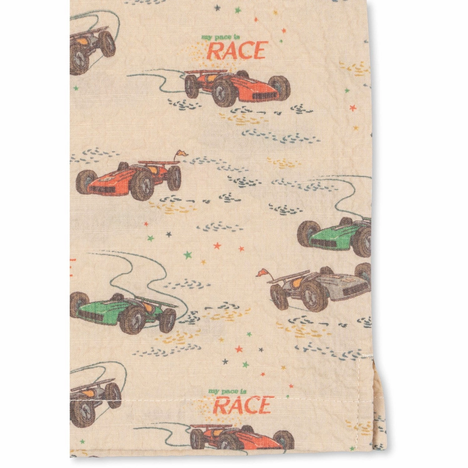 Konges Sl?jd Grand Prix Elliot Ss Shirt Gots Waffle Weave Current Style