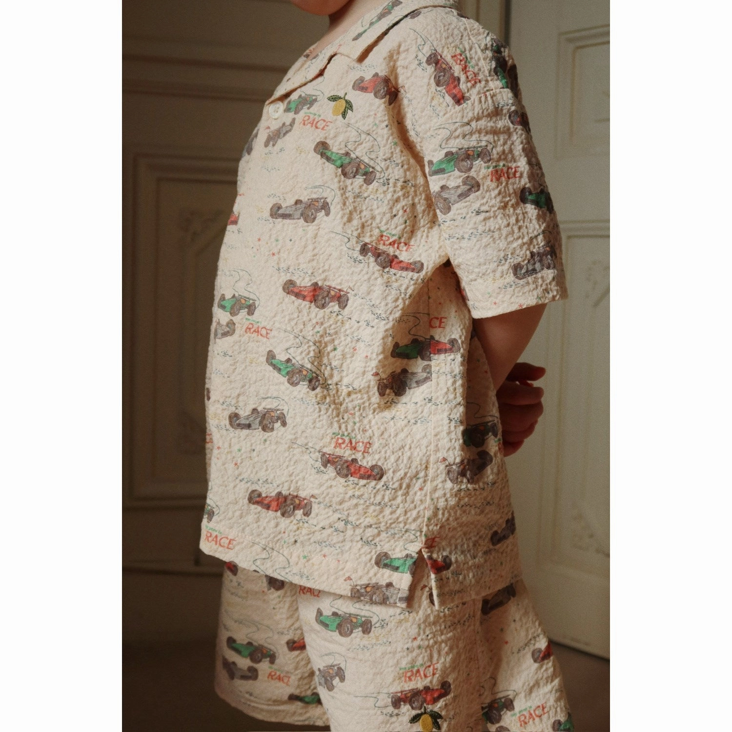 Minimalist Closure Konges Sl?jd Grand Prix Elliot Ss Shirt Gots