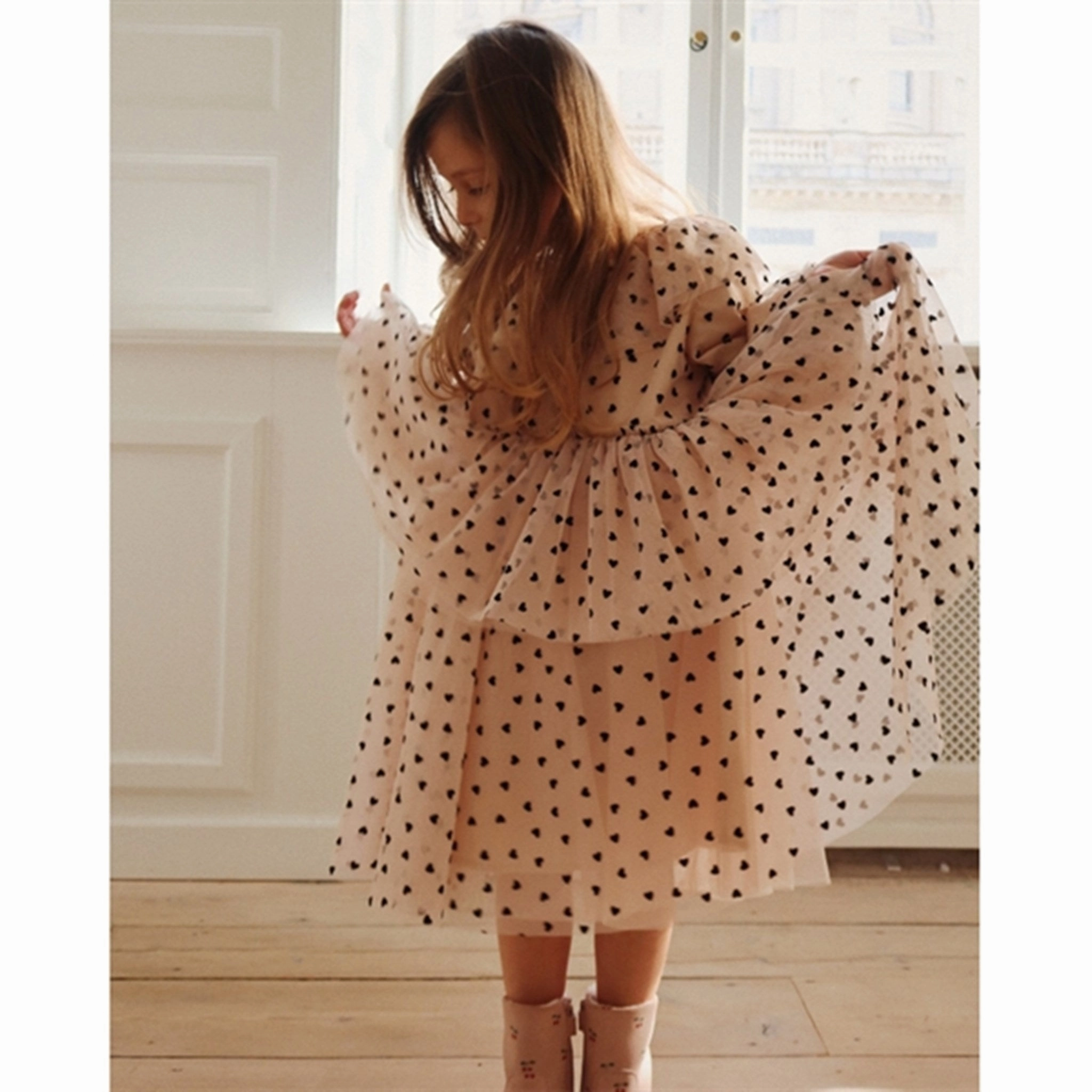 Chill Piece Artistic Vibe Konges Sl?jd Heart Veludo Dress