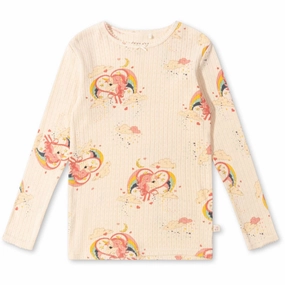 youth trend Stretchy Cloth Konges Sl?jd Horn Stars Minnie Glitter Blouse Gots