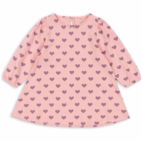 Smart and Chic Comfortable and Fashionable Konges Sl?jd Hortensia Coeur Drey Dress GOTS