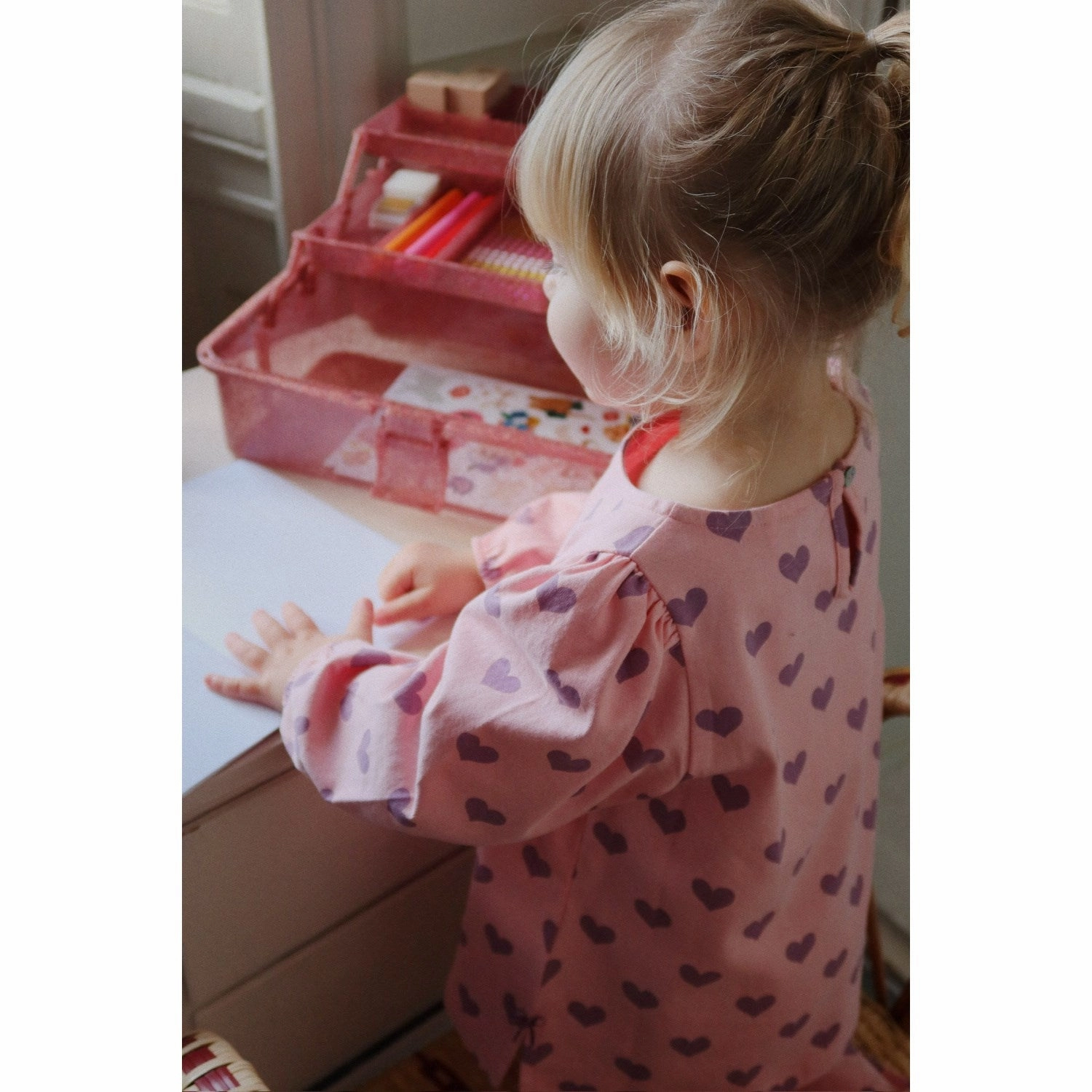 Konges Sl?jd Hortensia Coeur Drey Slit Blouse GOTS Non Restrictive Fit