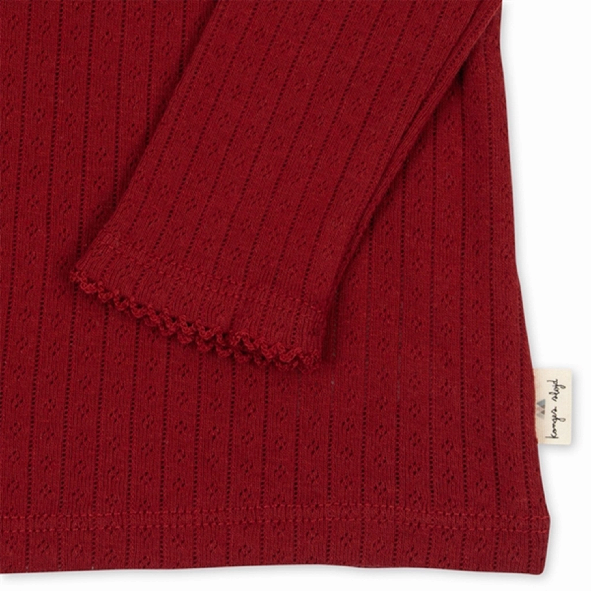 All day wearability Distressed finish Konges Sl?jd Jolly Red Minnie Blouse