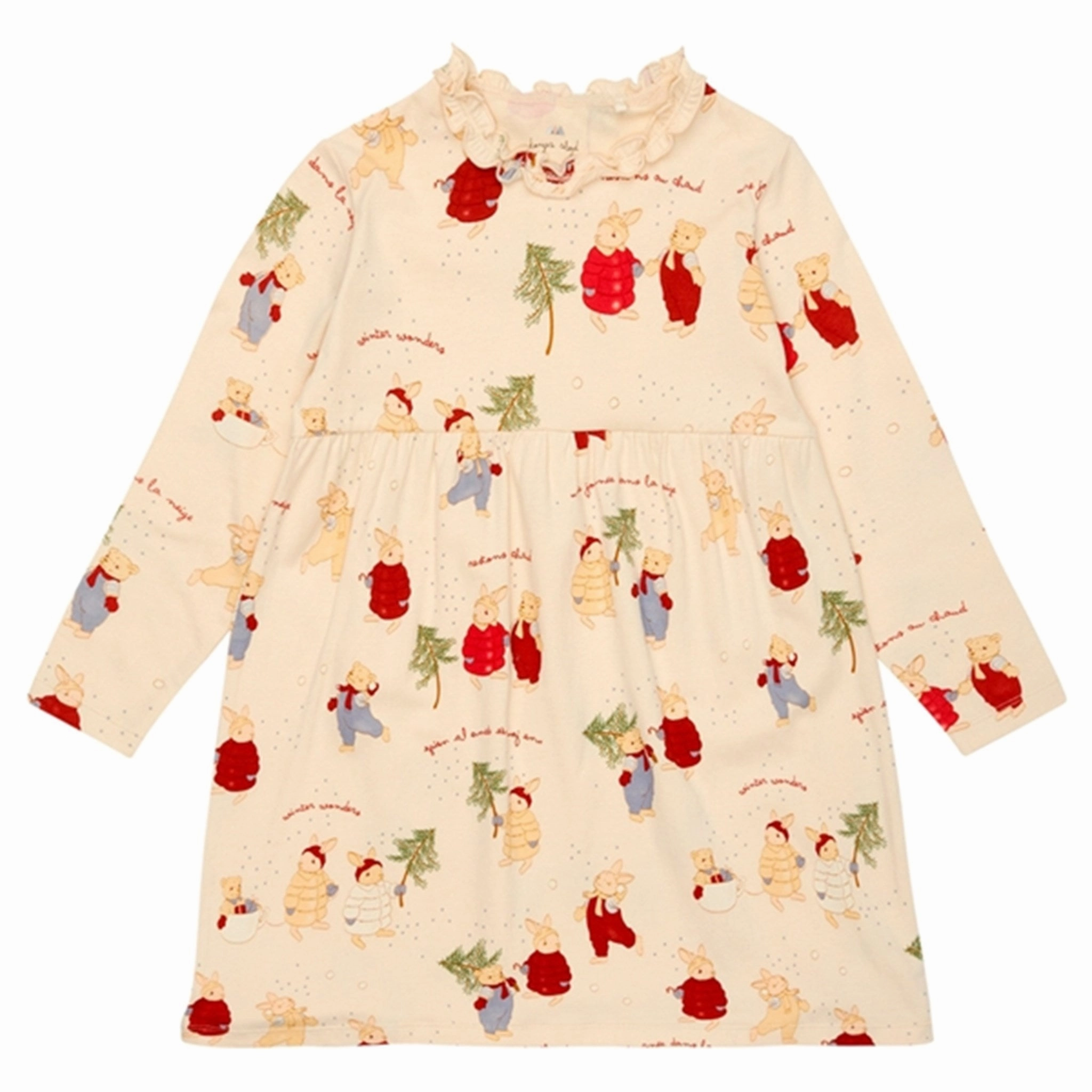 Slim Touch Sage Glow Konges Sl?jd Jour D'Hiver Basic Dress