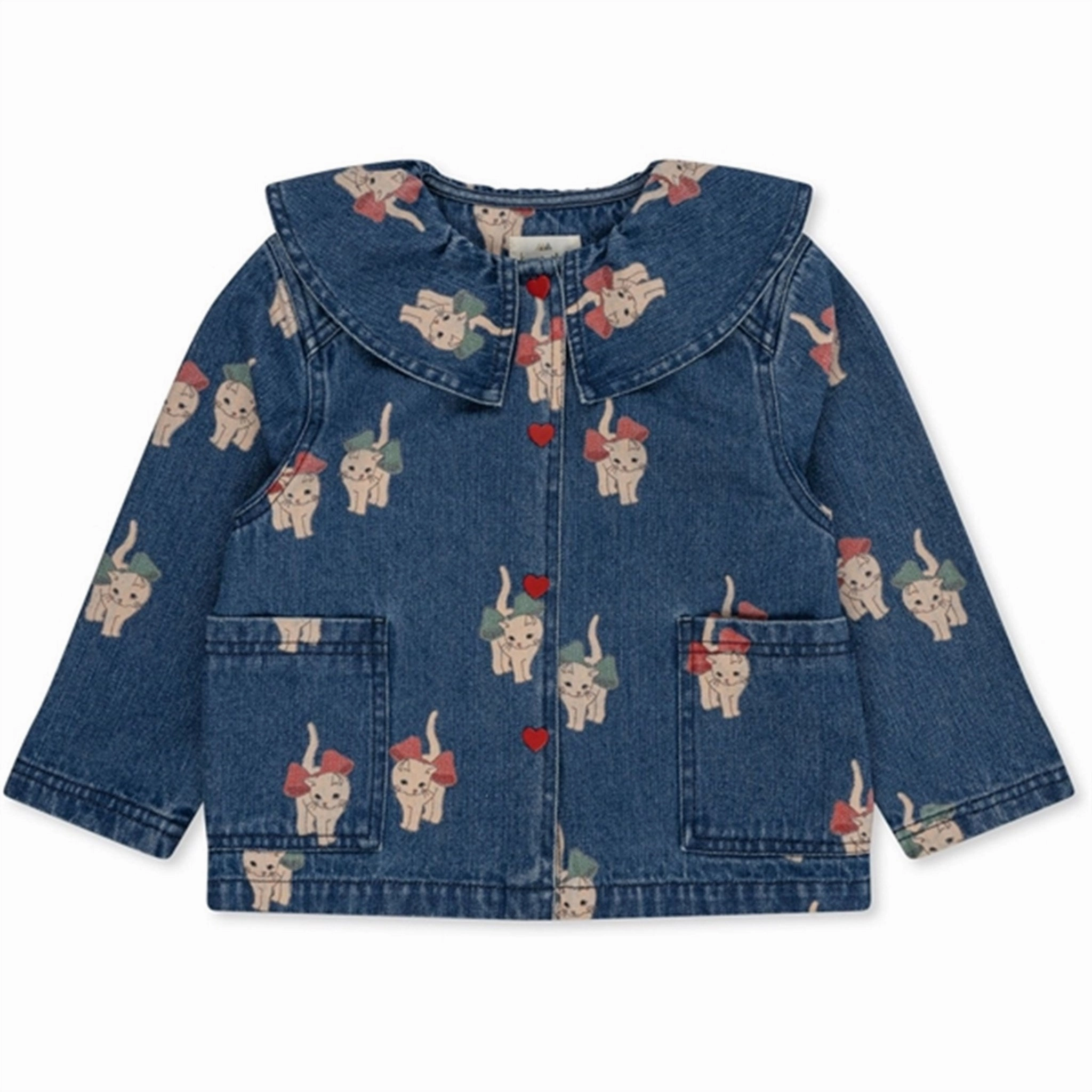 Konges Sl?jd Kitty Bow Magot Denim Shirt Country Escape Moisture Wicking Layer