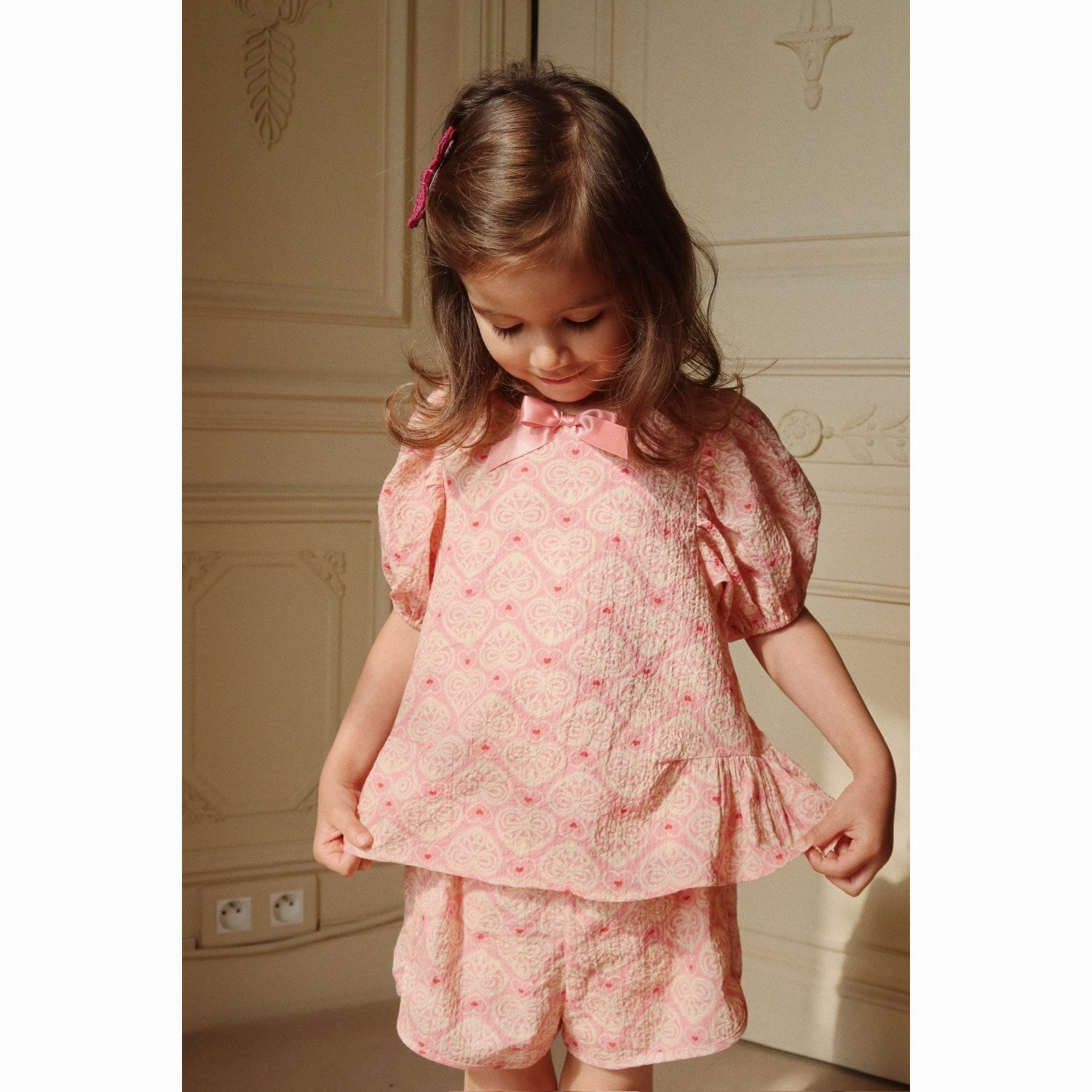 Exclusive Collection Konges Sl?jd Lacy Pink Ava Ss Blouse Gots