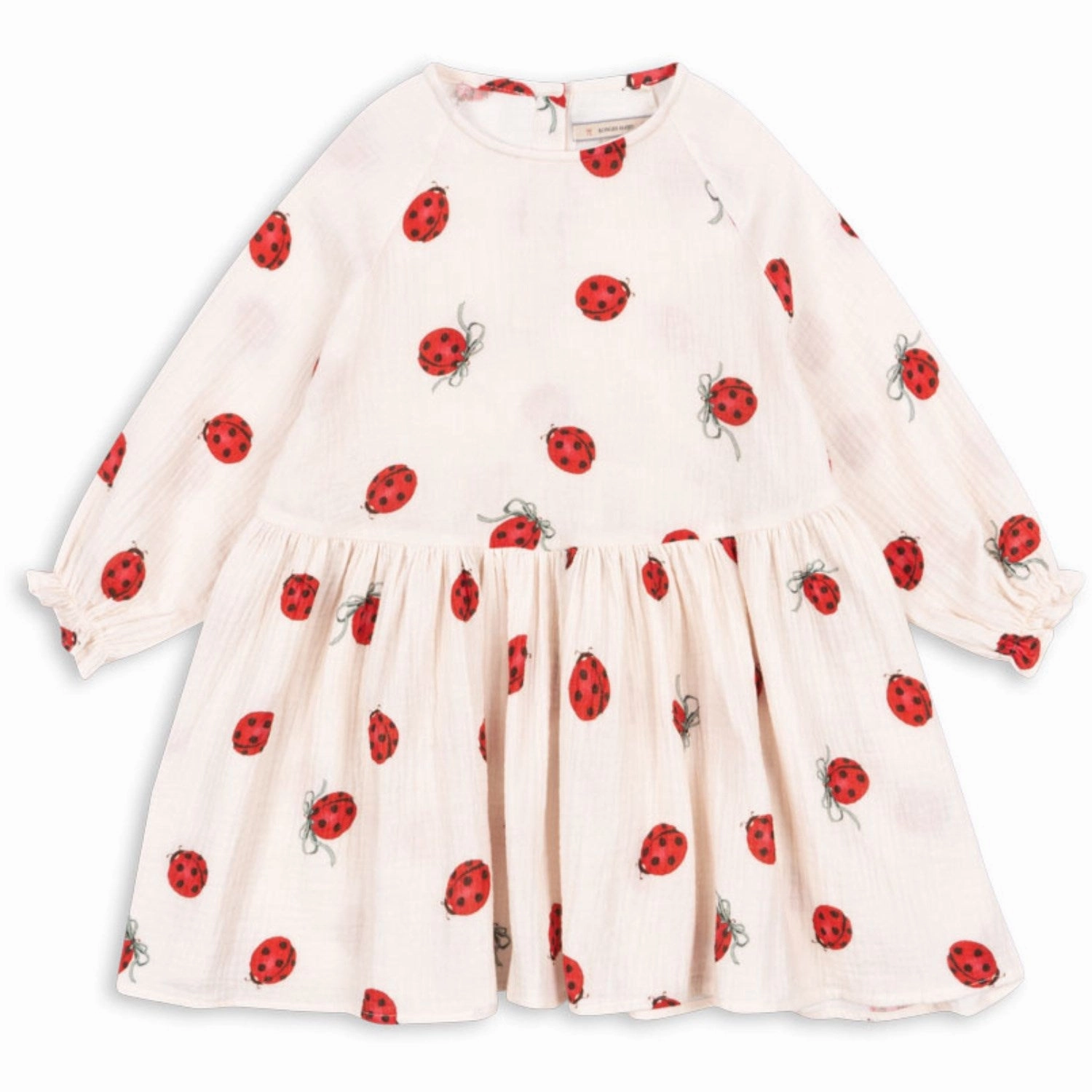 Day Glow Konges Sl?jd Ladybug Bow Coco Ladybug Dress Gots