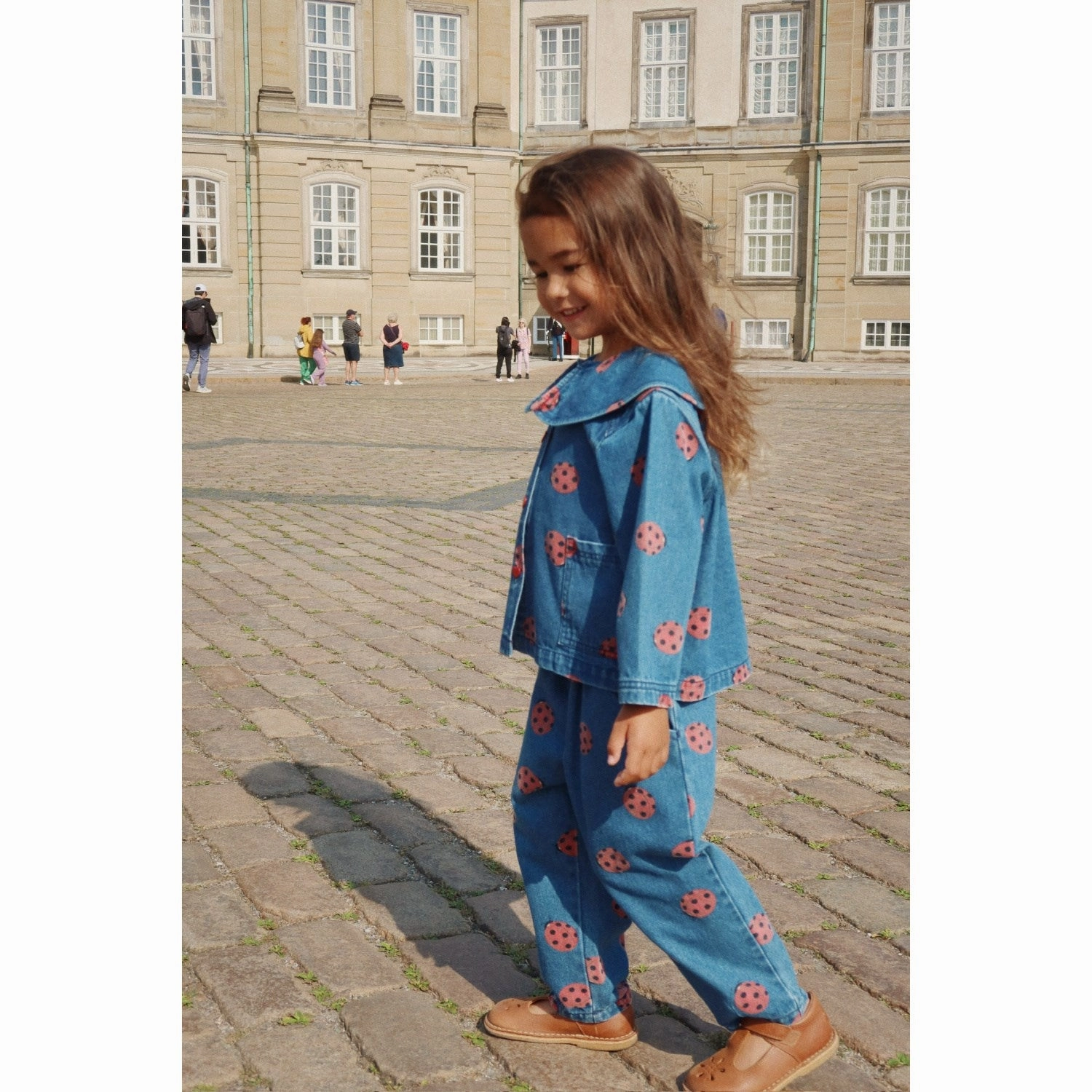 Konges Sl?jd Ladybug Magot Ladybug Denim Shirt Gots Winter Layering Subtle design