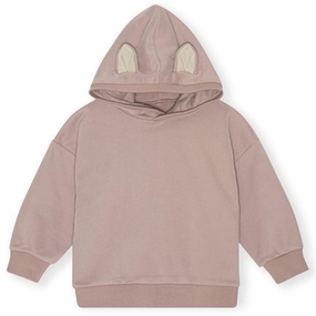 Tagless Design Thermal Lining Konges Sl?jd Lou Animal Hoodie Lavender Mist