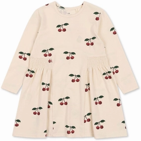 Easy Layering Solid-color Konges Sl?jd Ma Grande Cerise Basic Dress