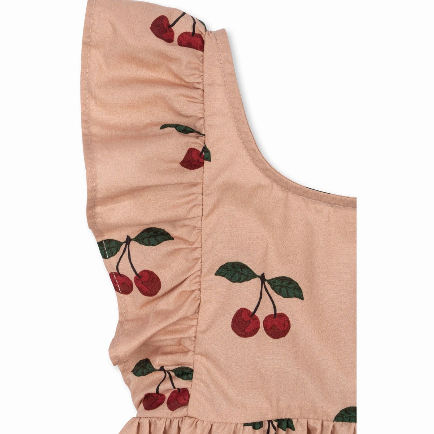 Neutral Feel Modern Appearance Konges Sl?jd Ma Grande Cerise Blush Verbena Dress Gots