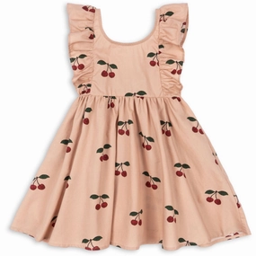 Konges Sl?jd Ma Grande Cerise Blush Verbena Dress Gots Dreamy Flow