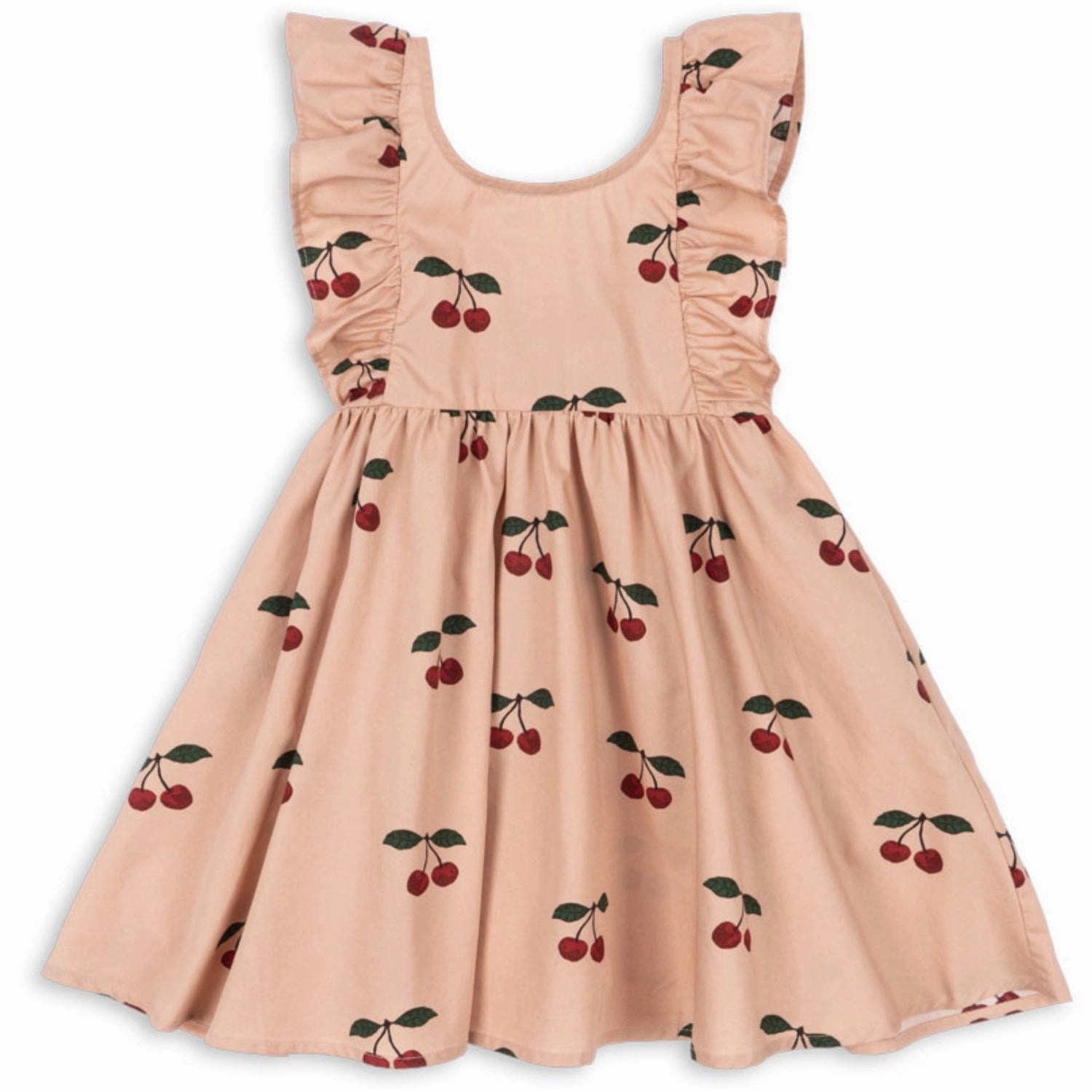 Durable-Fabric Coffee Break Konges Sl?jd Ma Grande Cerise Blush Verbena Dress Gots
