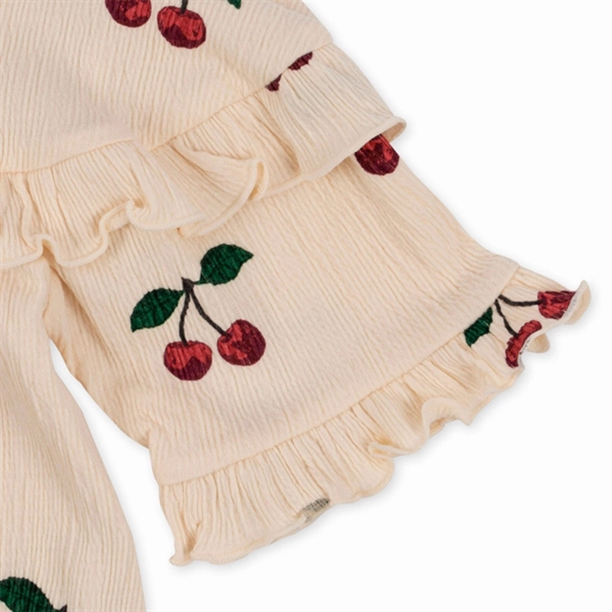 Fair-Trade Bodycon Fit Konges Sl?jd Ma Grande Cerise Chleo Frill Dress