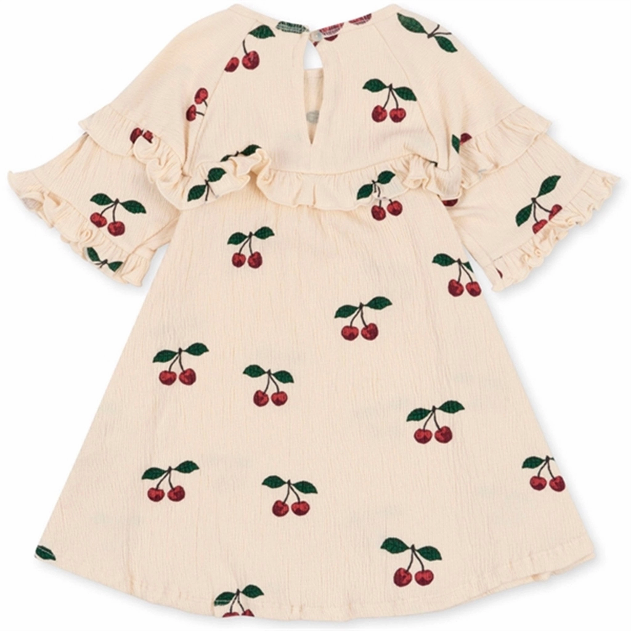 Soft Cut Konges Sl?jd Ma Grande Cerise Chleo Frill Dress