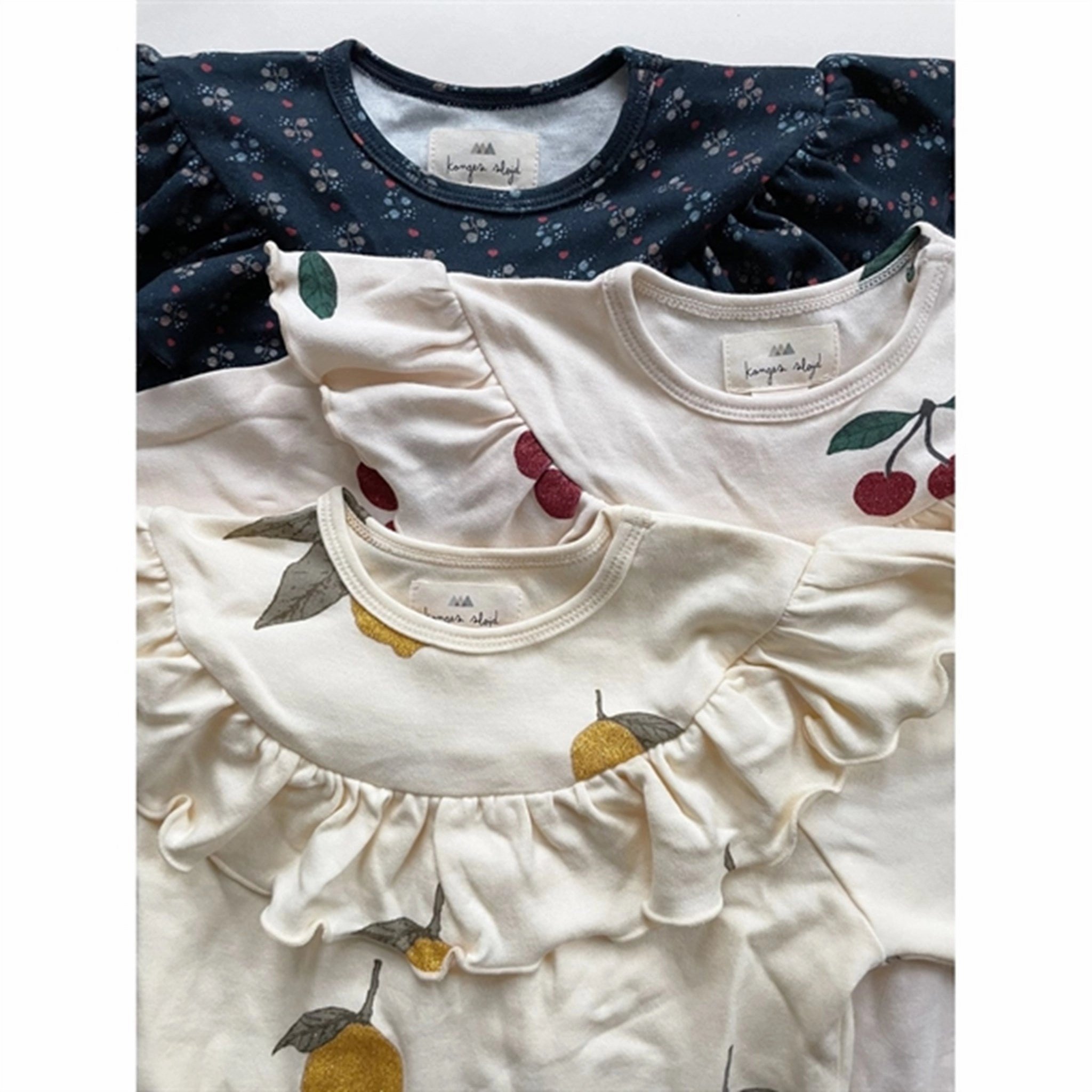 Seamless Sides Fitted Design Konges Sl?jd Ma Grande Cerise Glitter Malli Glitter Blouse