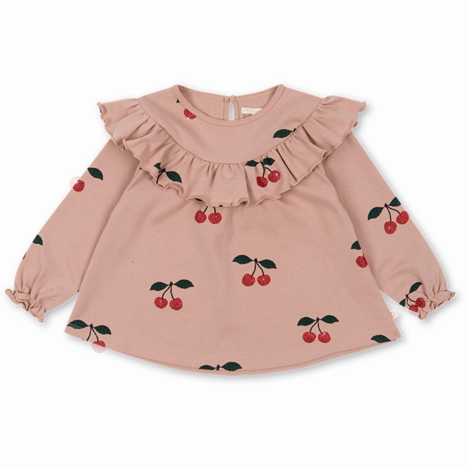 Konges Sl?jd Ma Grande Cerise Glitter Mellow Malli Cherry Glitter Blouse Gots Black Tie Optional Unmatched comfort