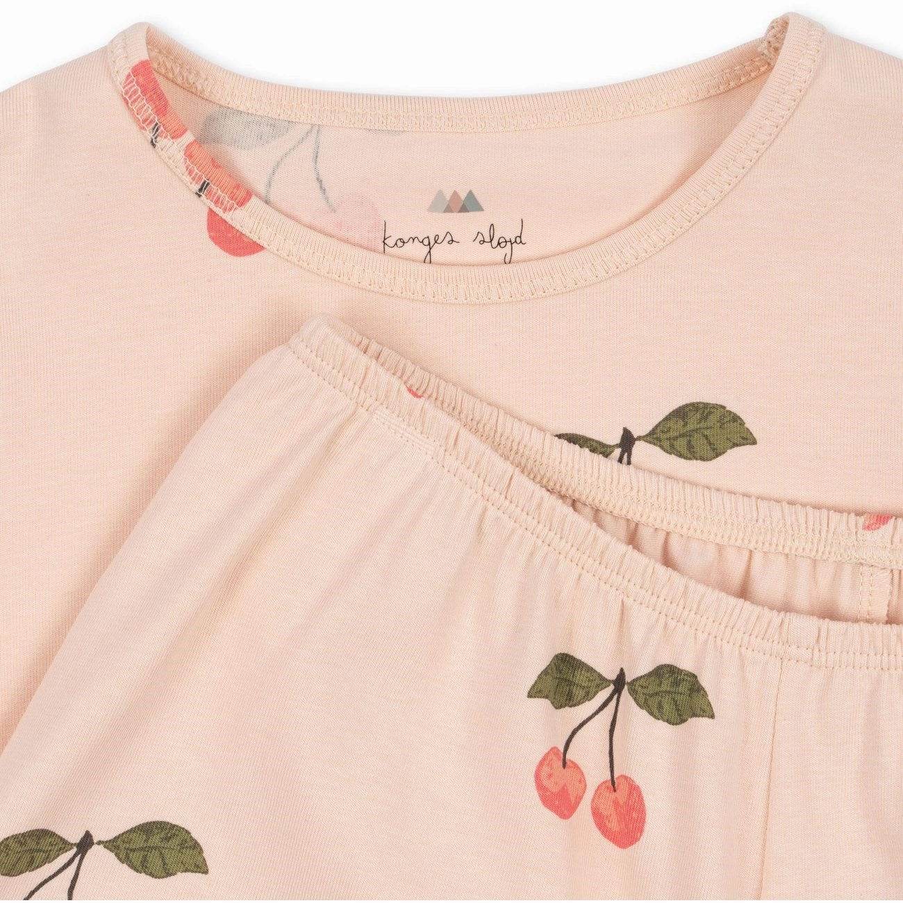 Konges Sl?jd Ma Grande Cerise Pink Basis Frill Set Ethically Sourced Material