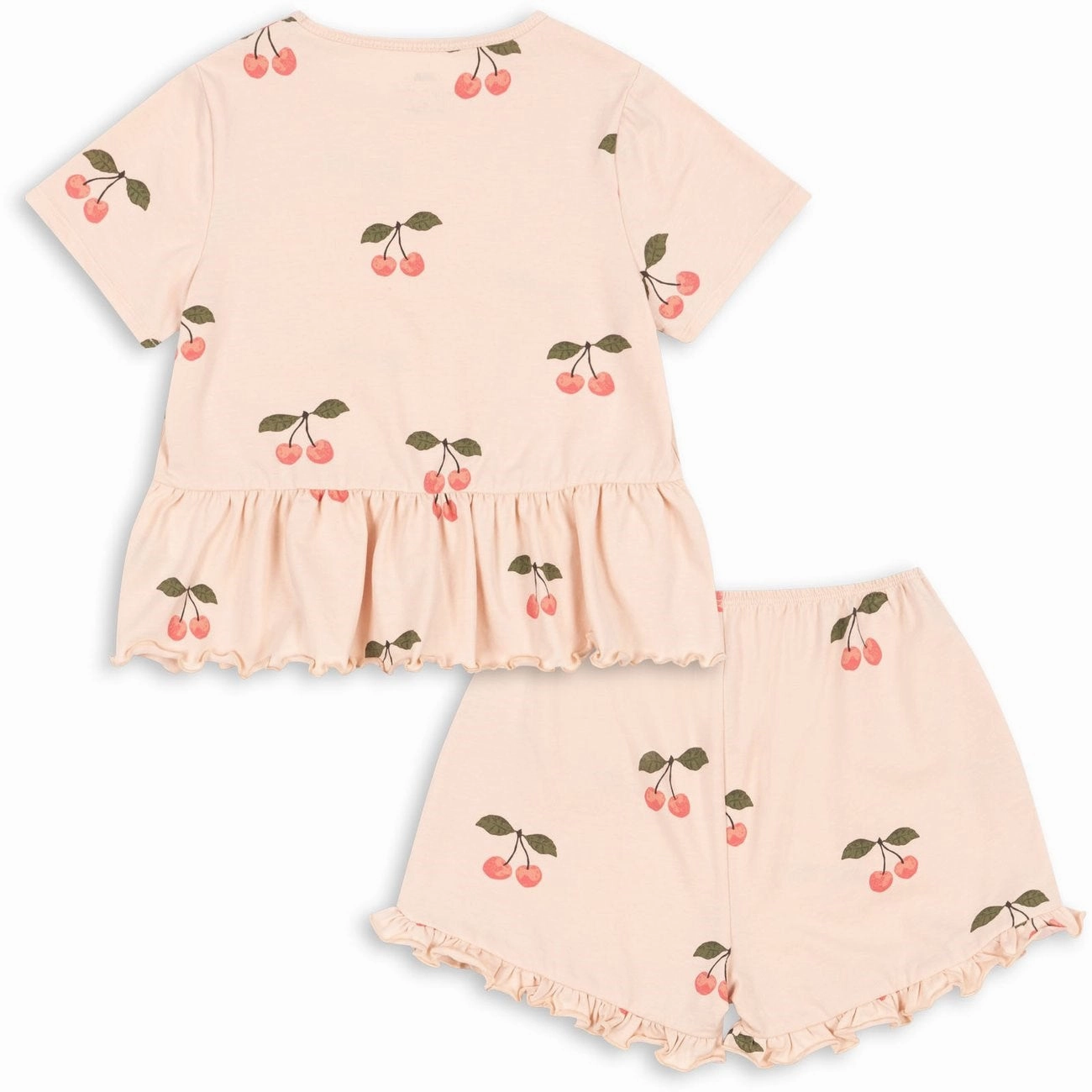 Konges Sl?jd Ma Grande Cerise Pink Basis Frill Set light layering Picnic
