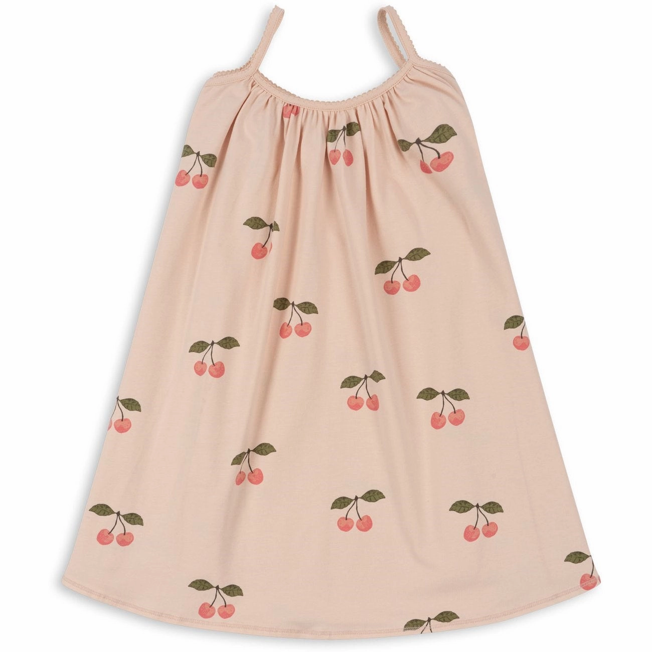 Smile Soft Semi Casual Konges Sl?jd Ma Grande Cerise Pink Basis Strop Dress