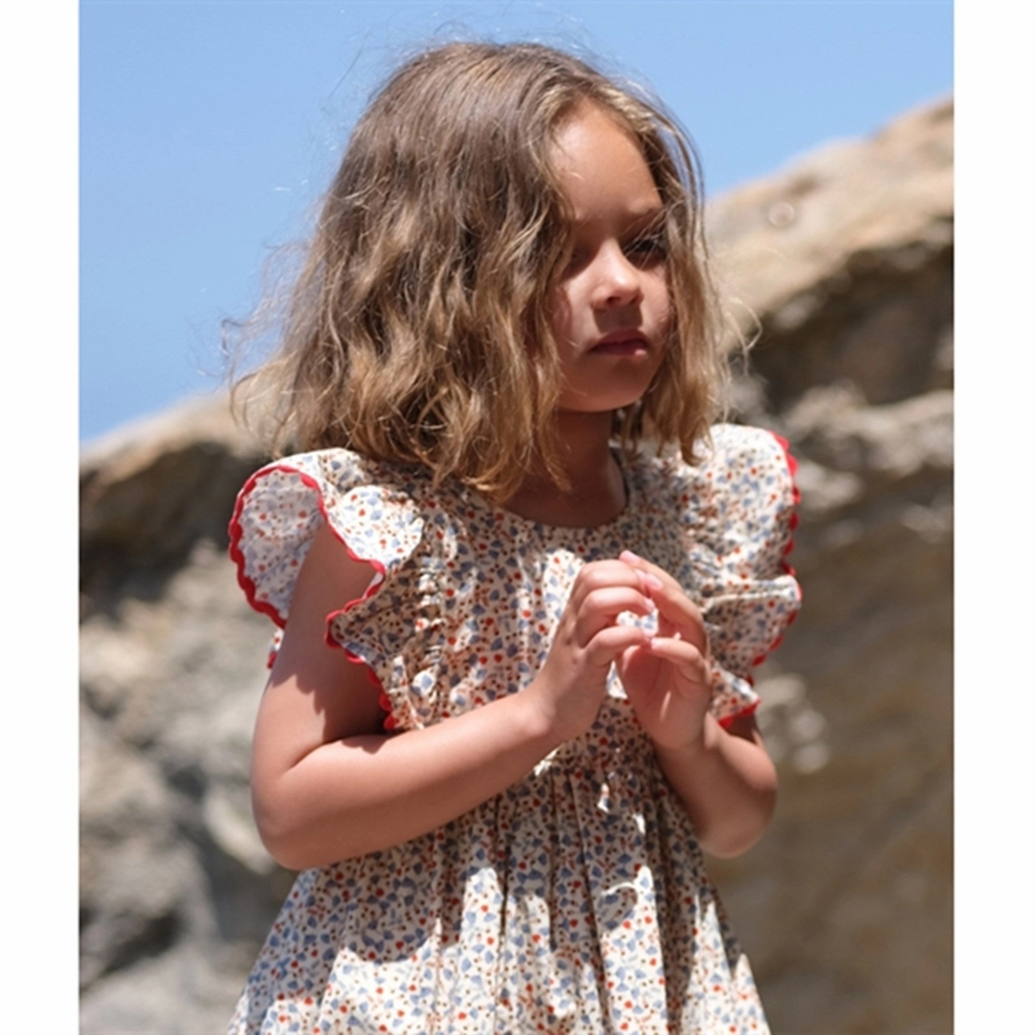 Fashionable Layer Konges Sl?jd Marche De Fleur Fiolina Strap Dress