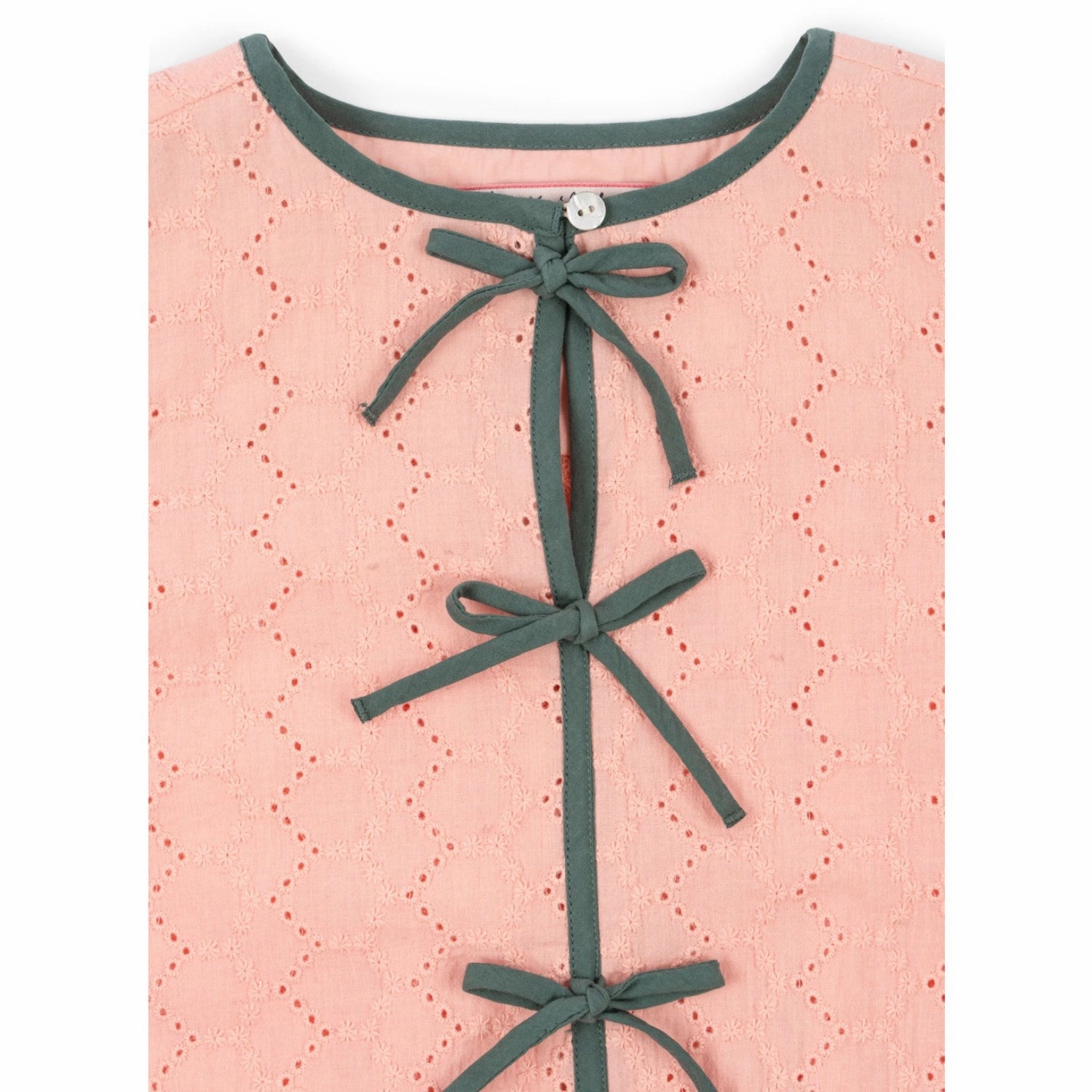 Konges Sl?jd Mellow Rose Rilla Bow Shirt Soft Texture