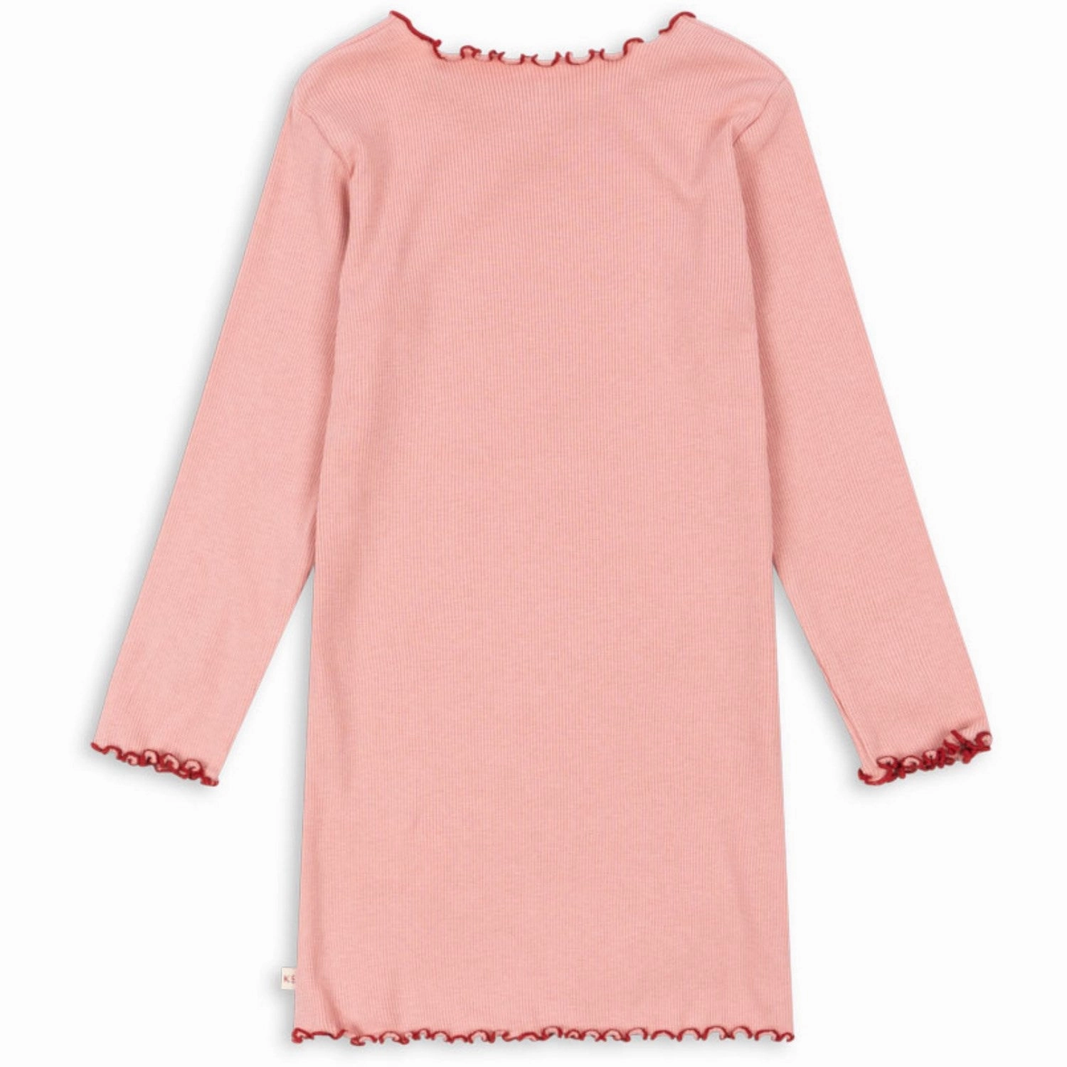 Effortless Comfort Easy Drape Konges Sl?jd Mellow Rose Rivi Rib Dress Ocs