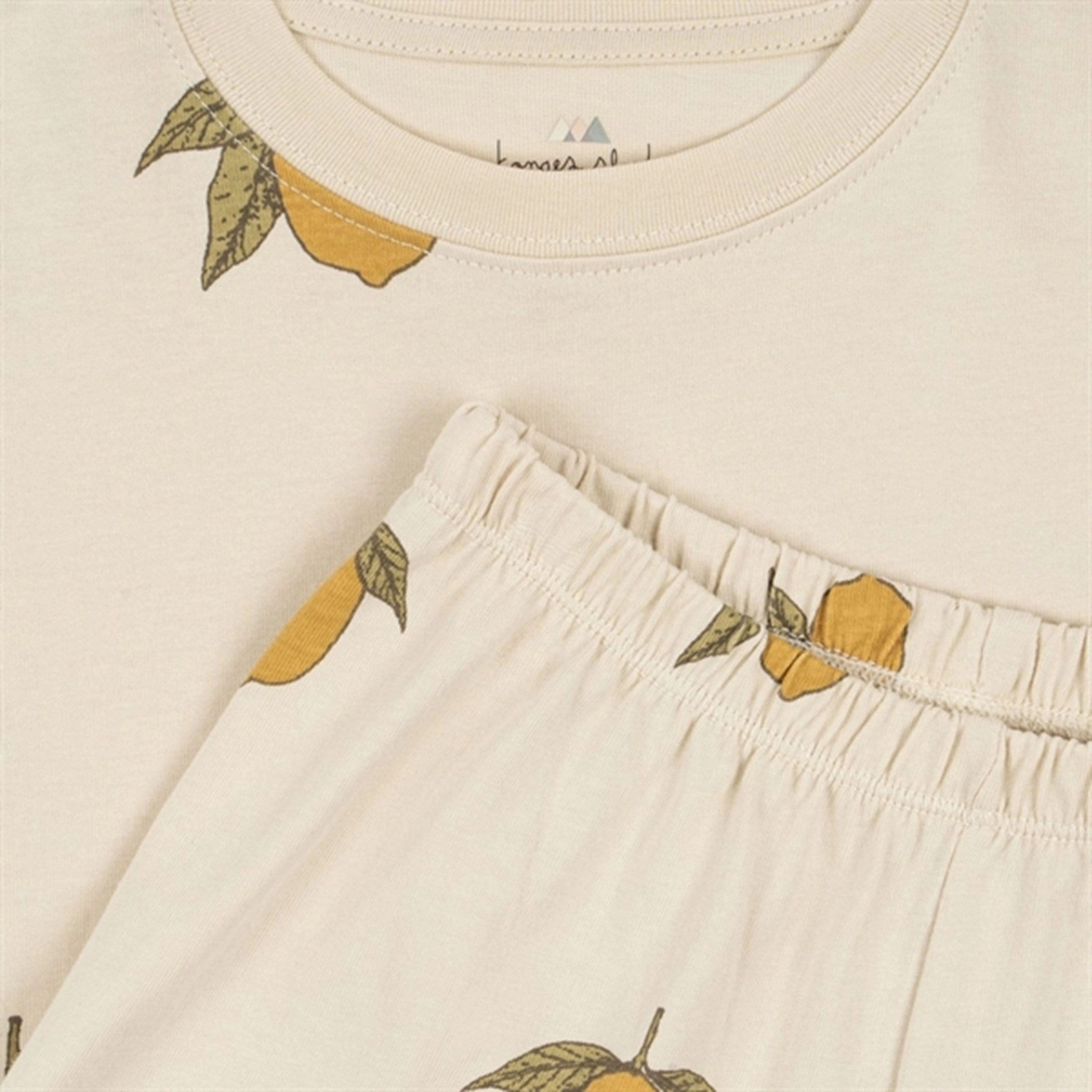 Konges Sl?jd Mon Grand Citron 2-pack Lin Set Travel Style Trend