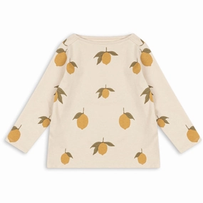 Tear Resistant Reinforcement Tailored Cuffs Konges Sl?jd Mon Grand Citron Drey Ls Tee Gots