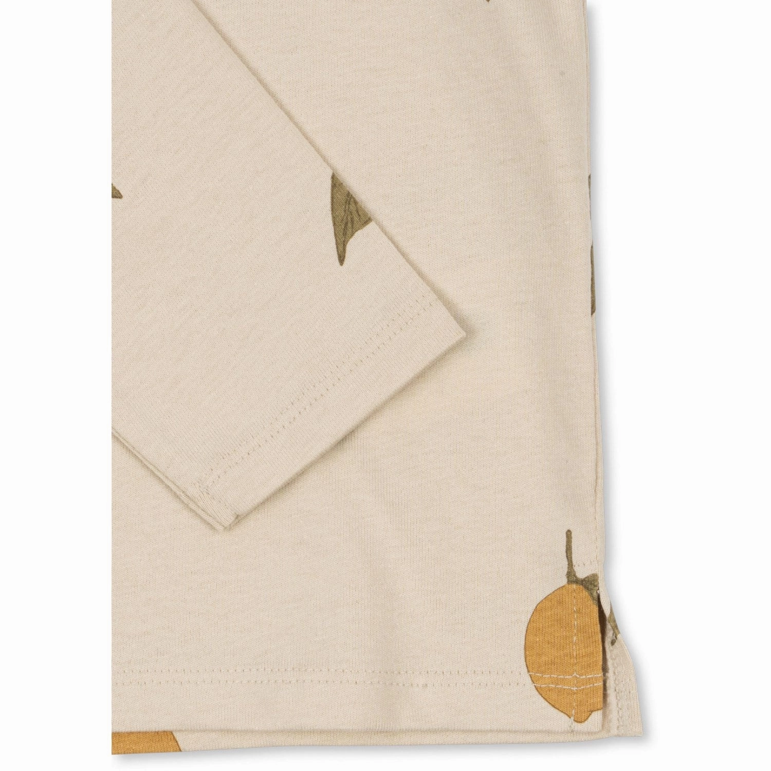 Non Iron Material Lakeside Relaxation Konges Sl?jd Mon Grand Citron Drey Ls Tee Gots