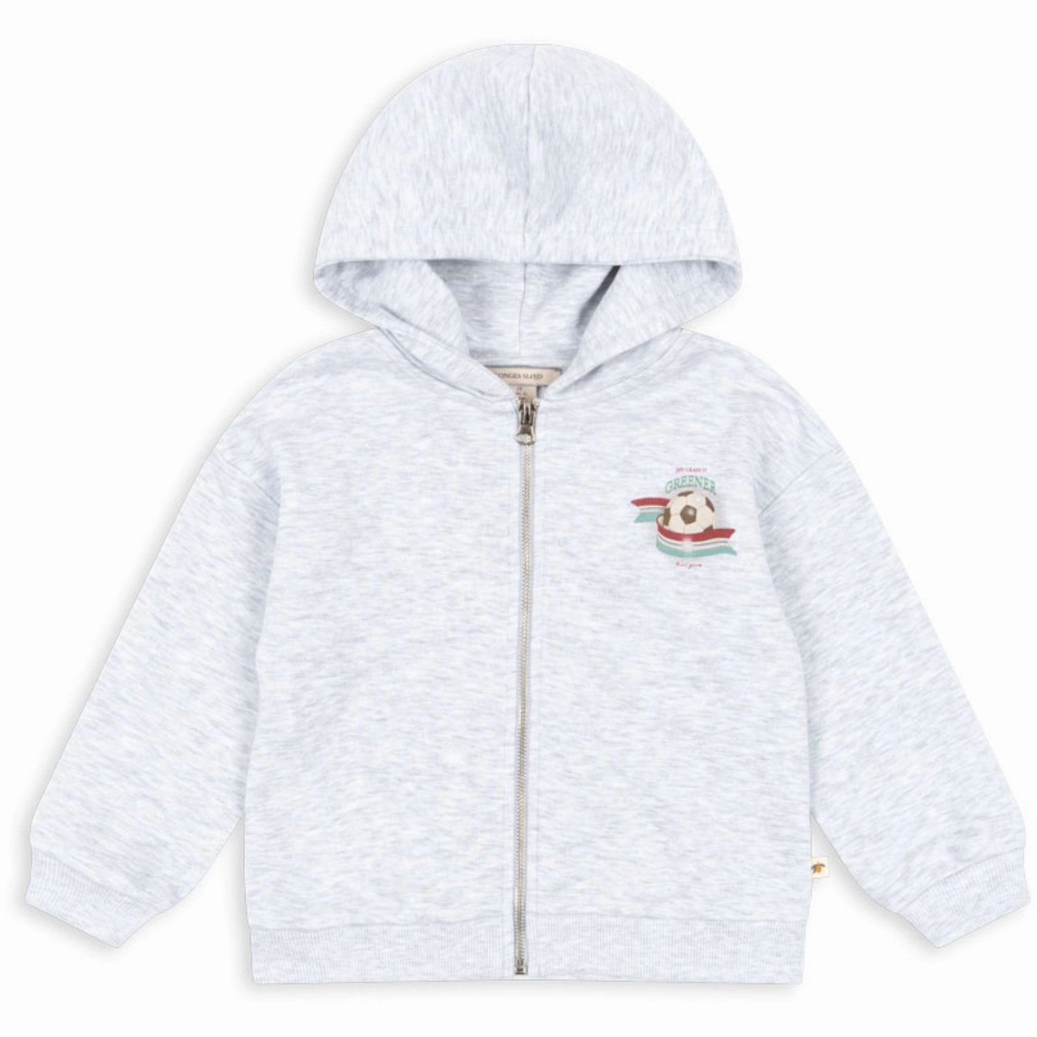 Konges Sl?jd Off White Melange Lou Hoodie Ocs Sport Style