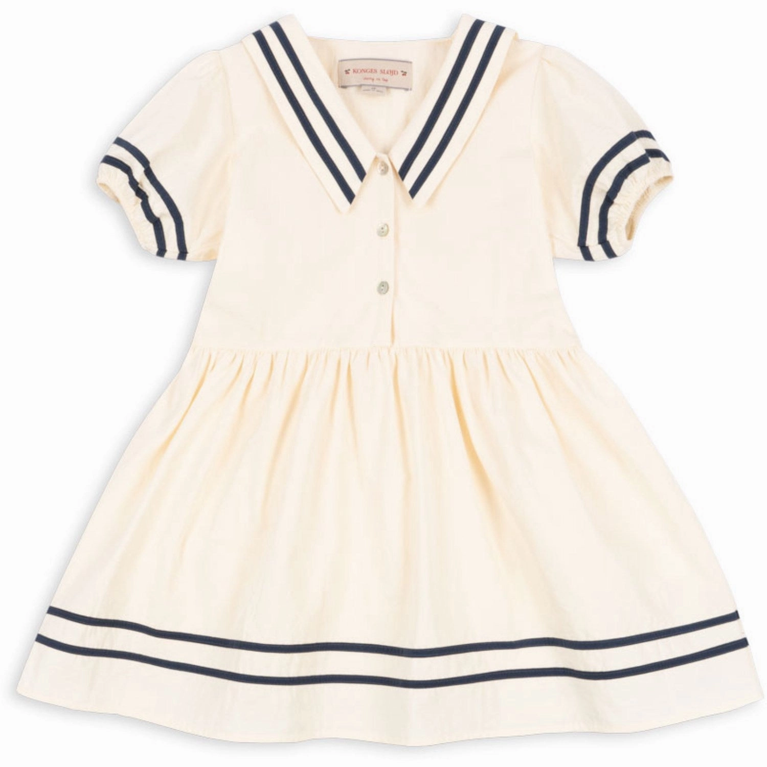 Konges Sl?jd Optic White Allie Sailor Dress Gots All Day Ready Soft Composition